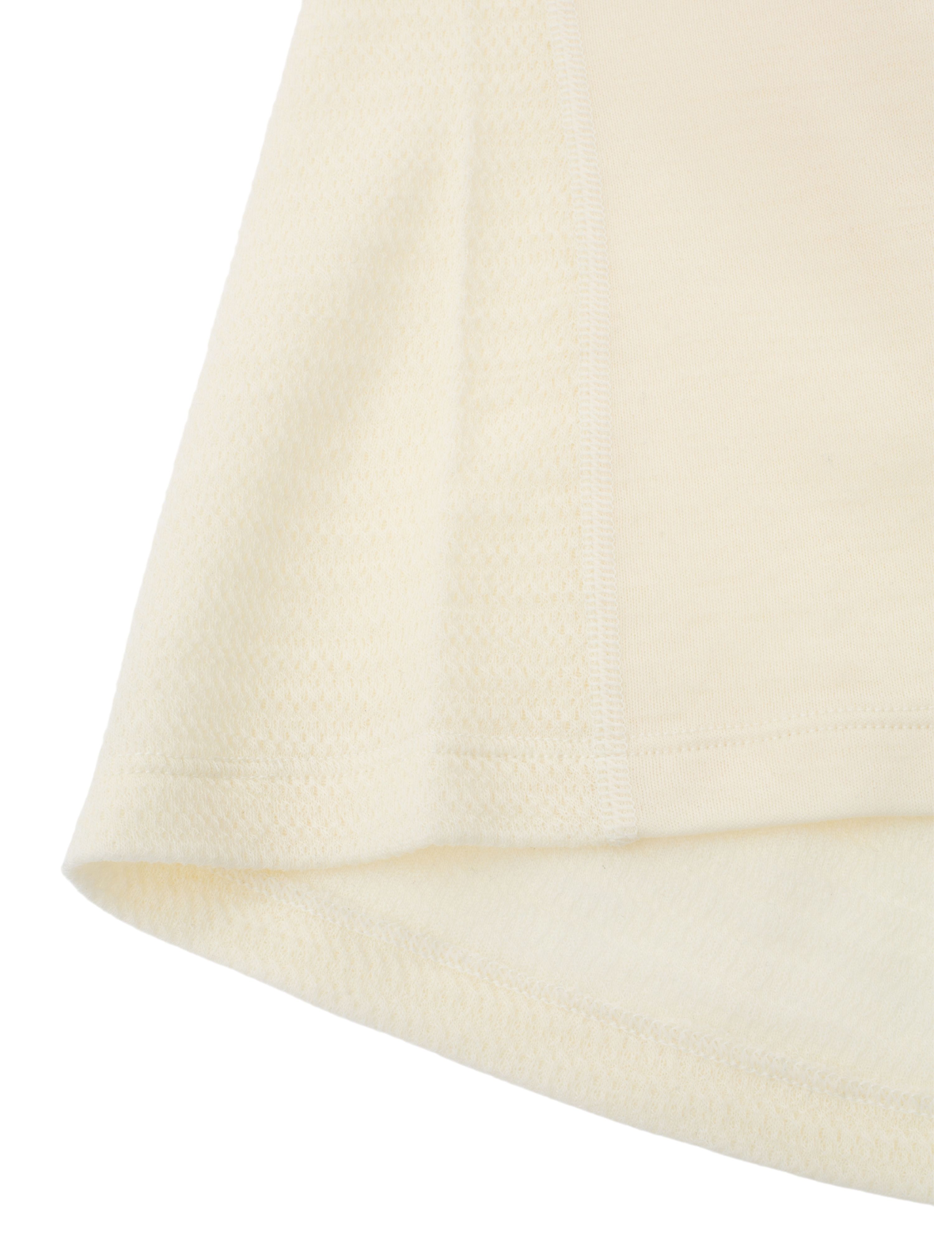 Gausta Merino Half-zip White
