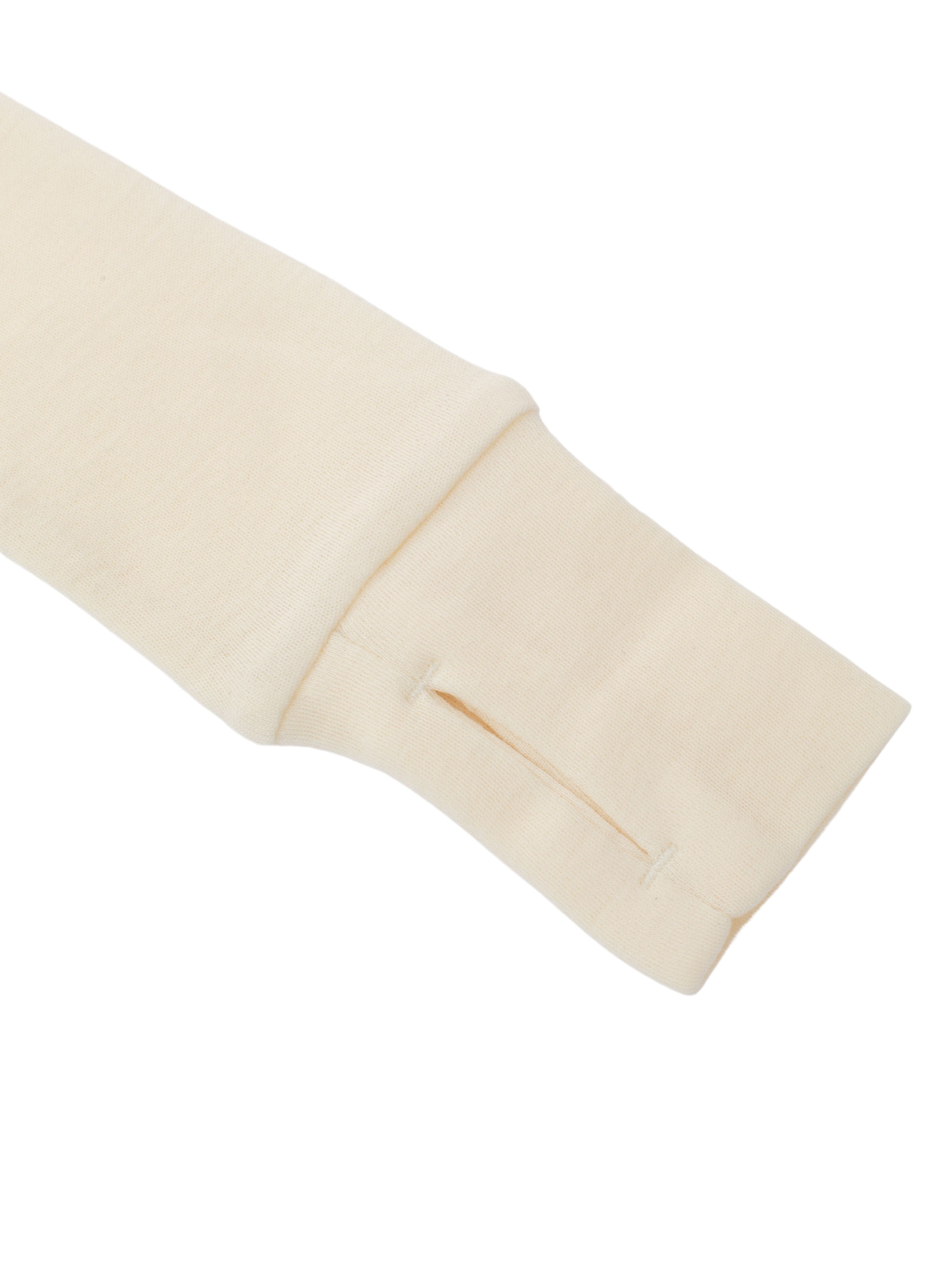 Gausta Merino Half-zip White