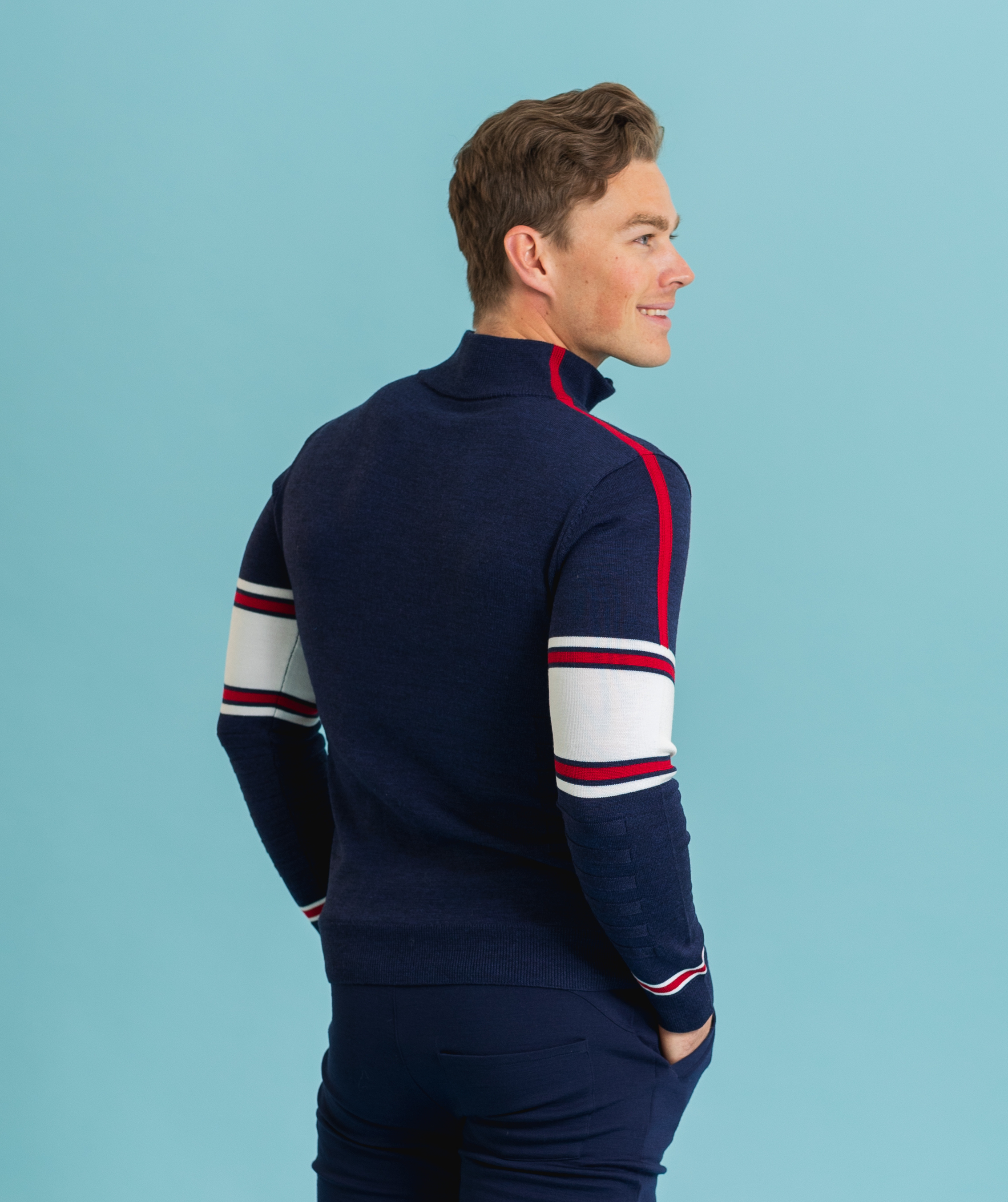 Hemsedal Merino Knit Sweater Blue Ink