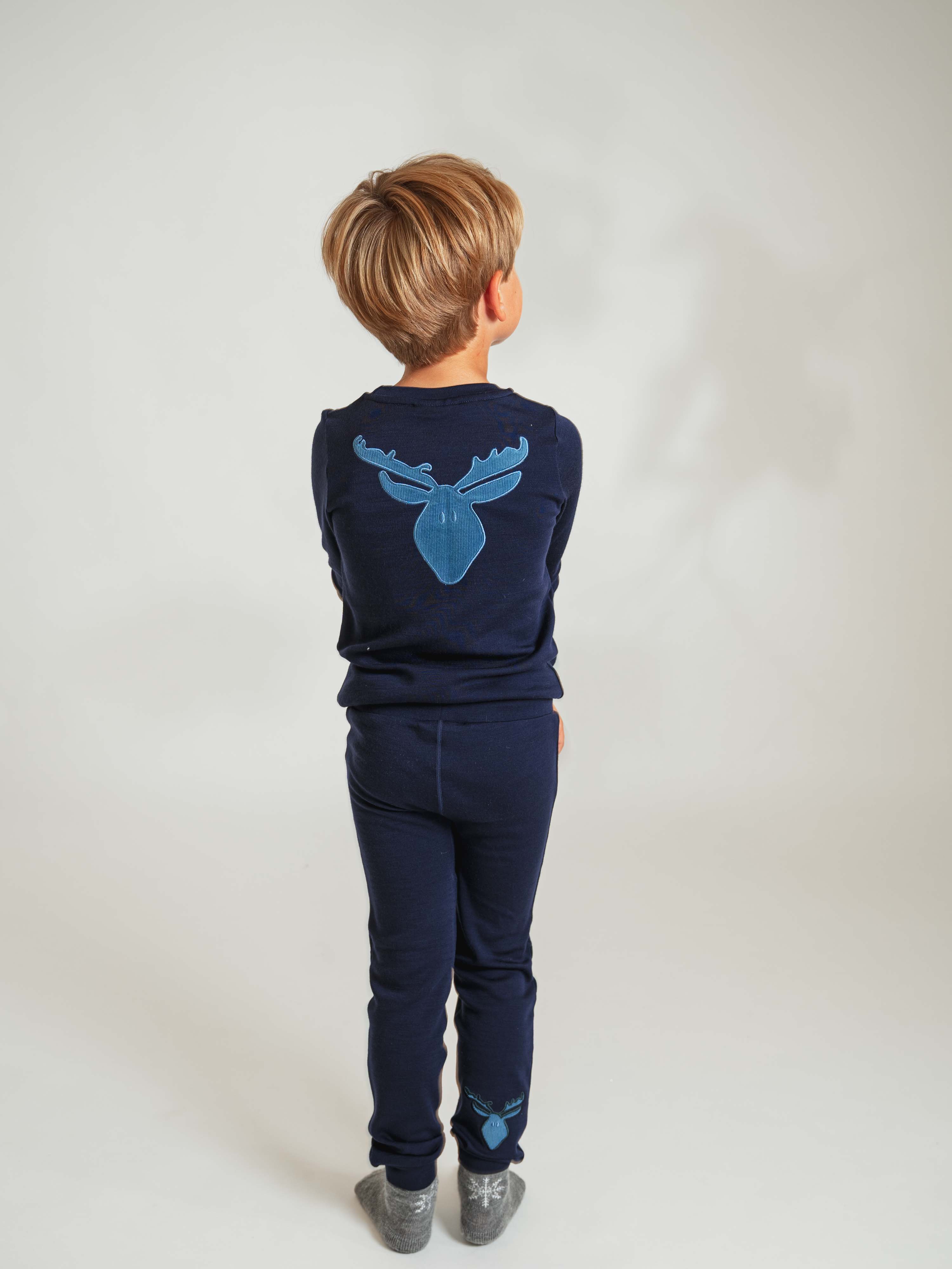 Bergen Merino Pants Blue Ink