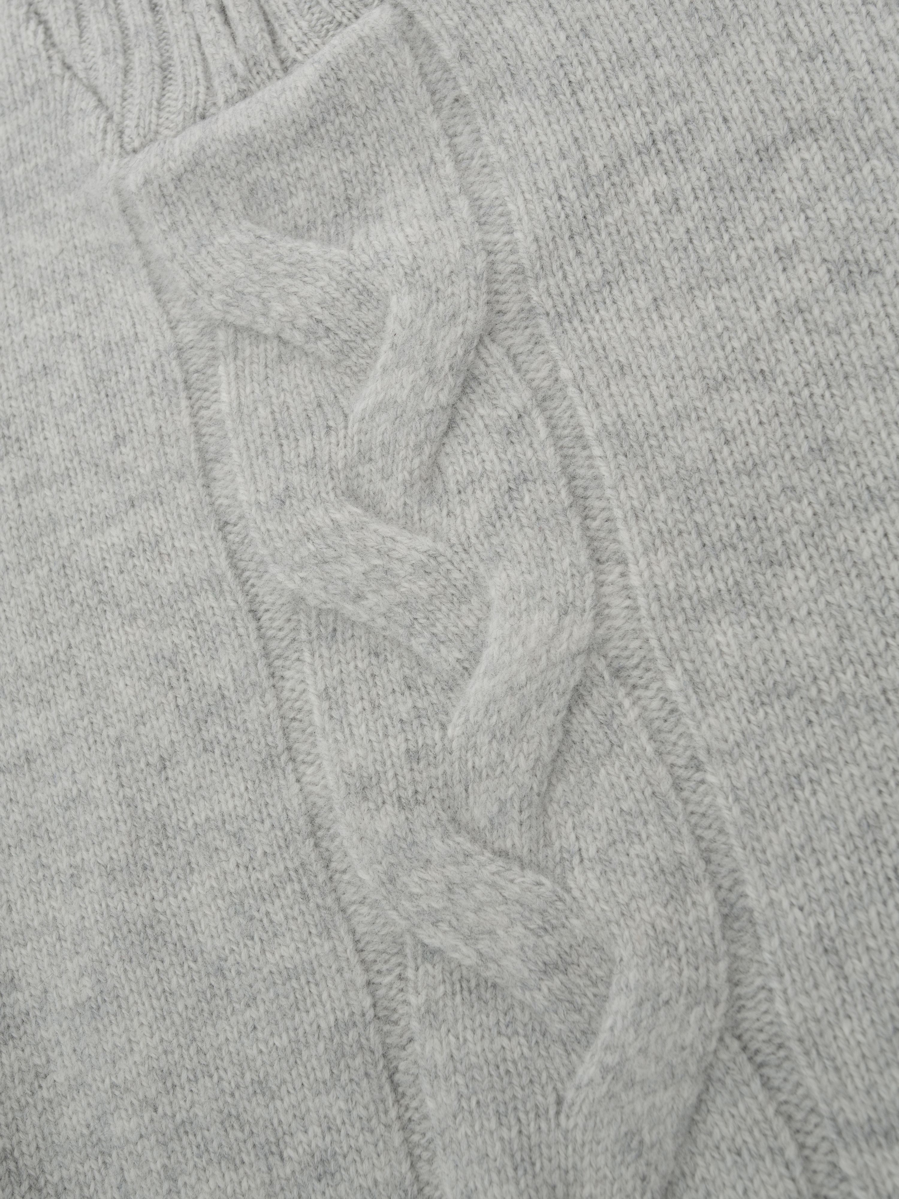 Solsiden Knitted Sweater Light Grey