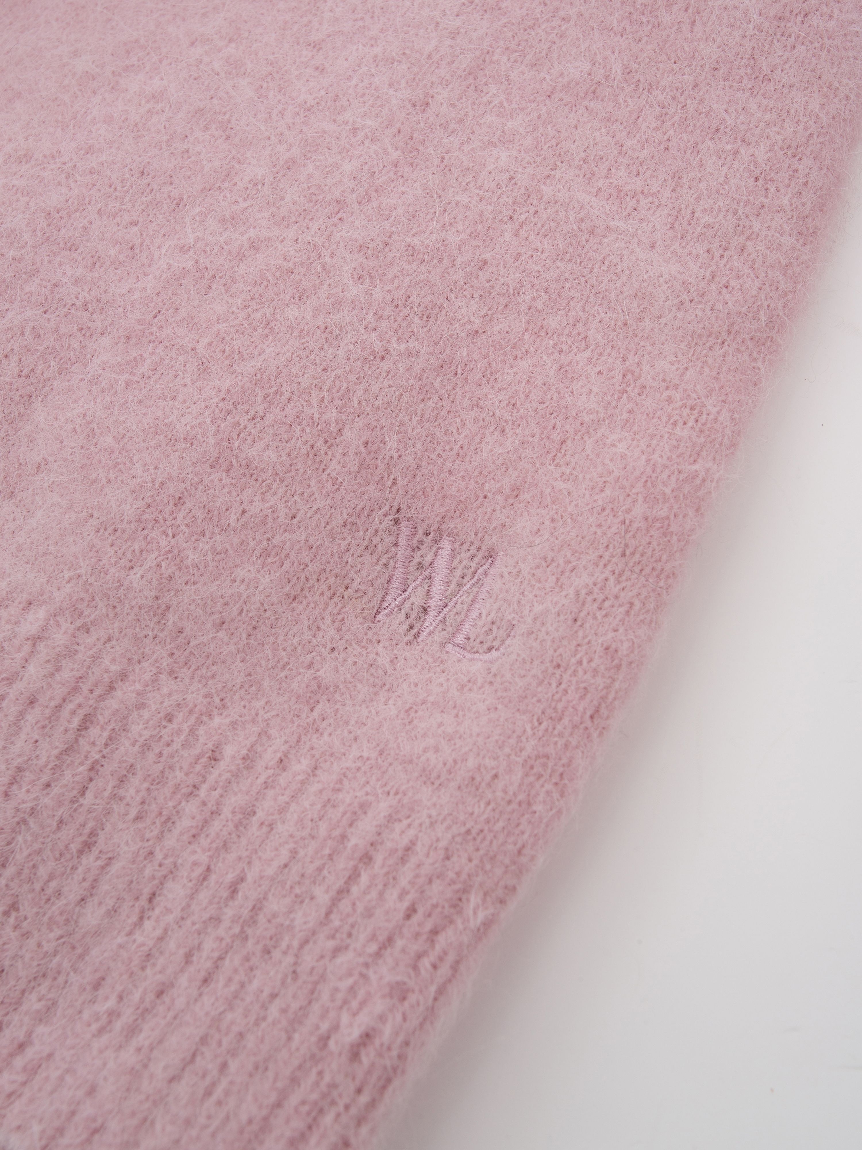 Tromsø knitted Hood Light Pink