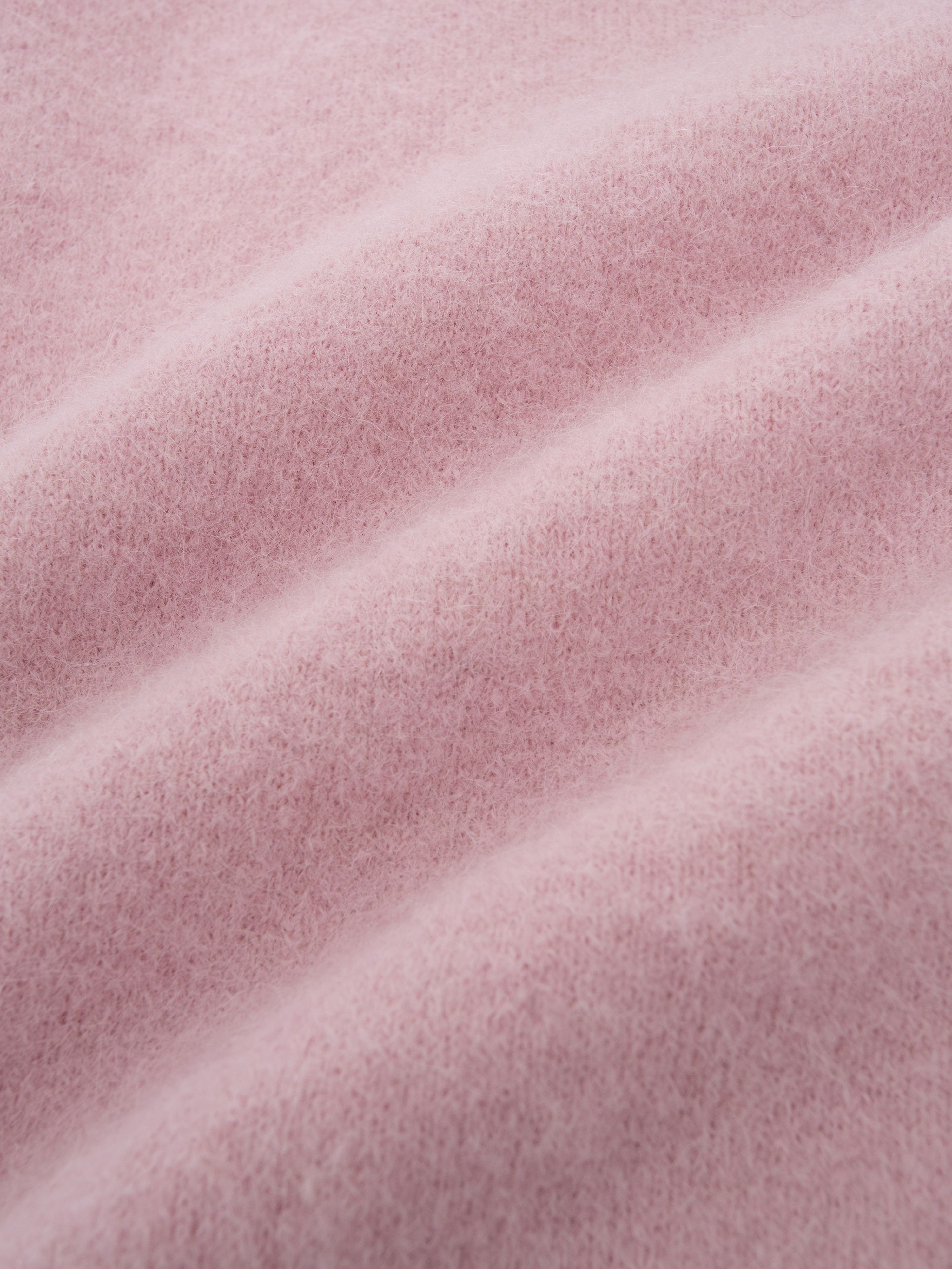 Tromsø knitted Hood Light Pink