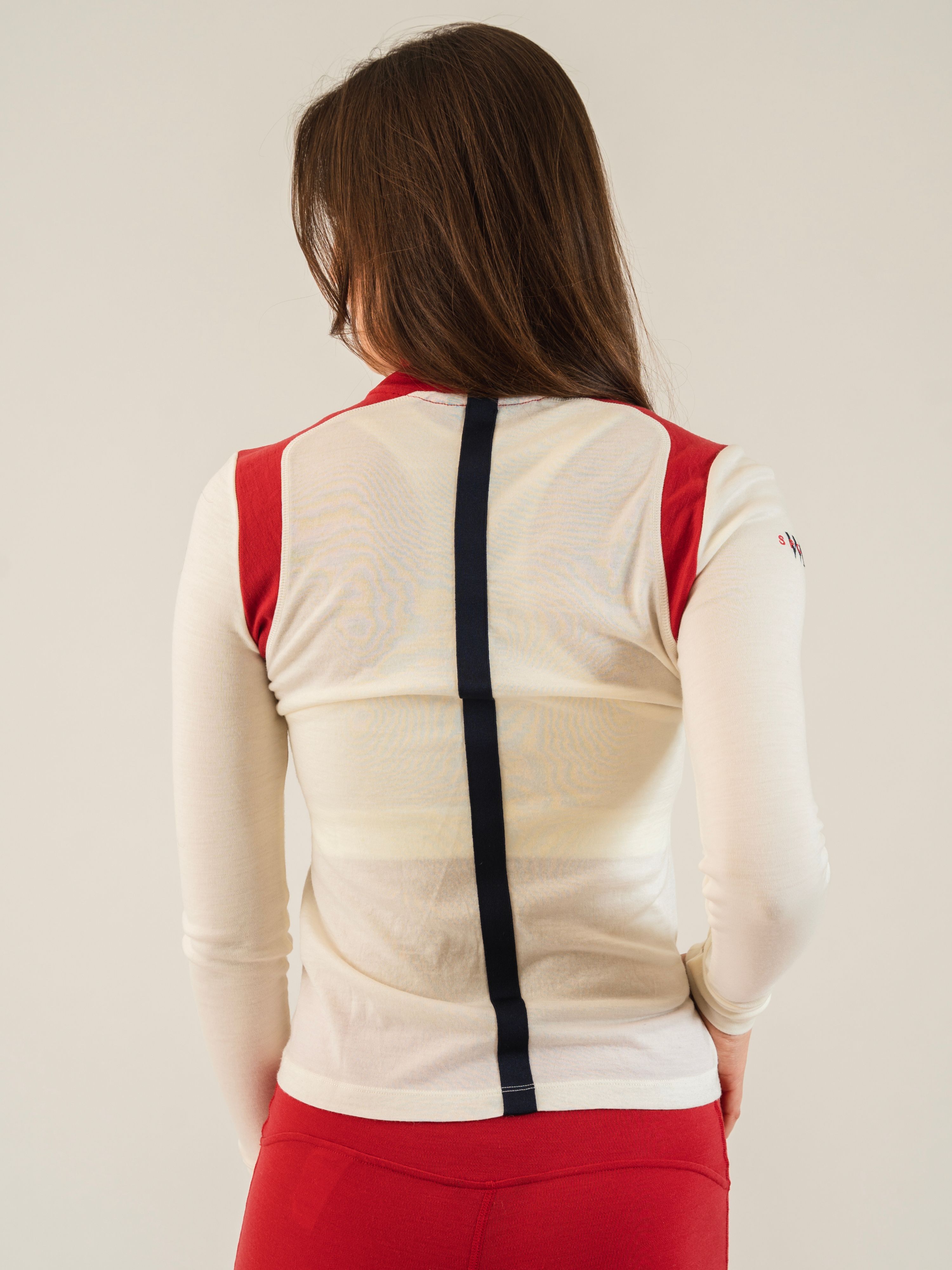 Gausta Merino Half-zip Snow White
