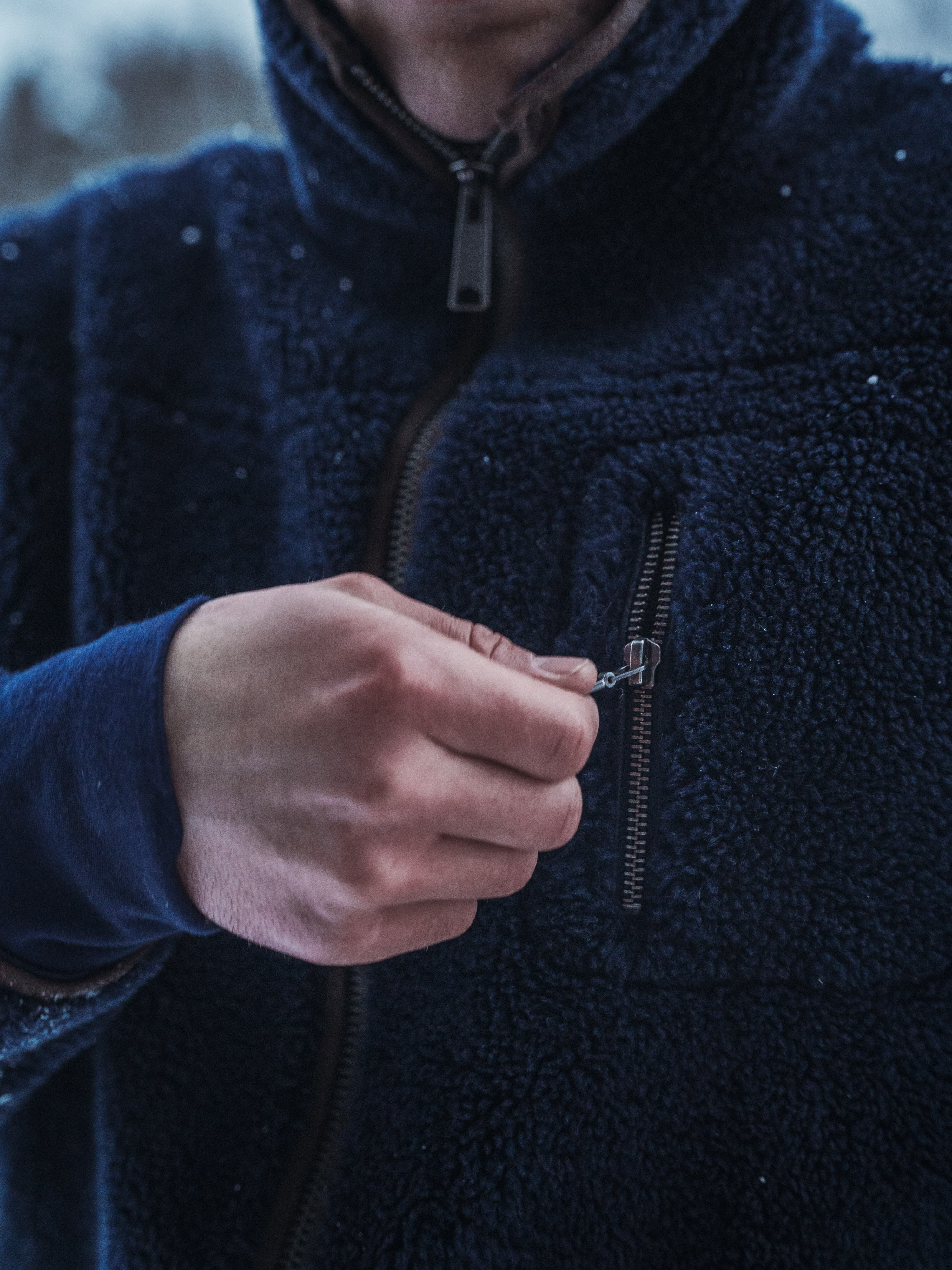 Verdens Ende Jacket  Blue Ink