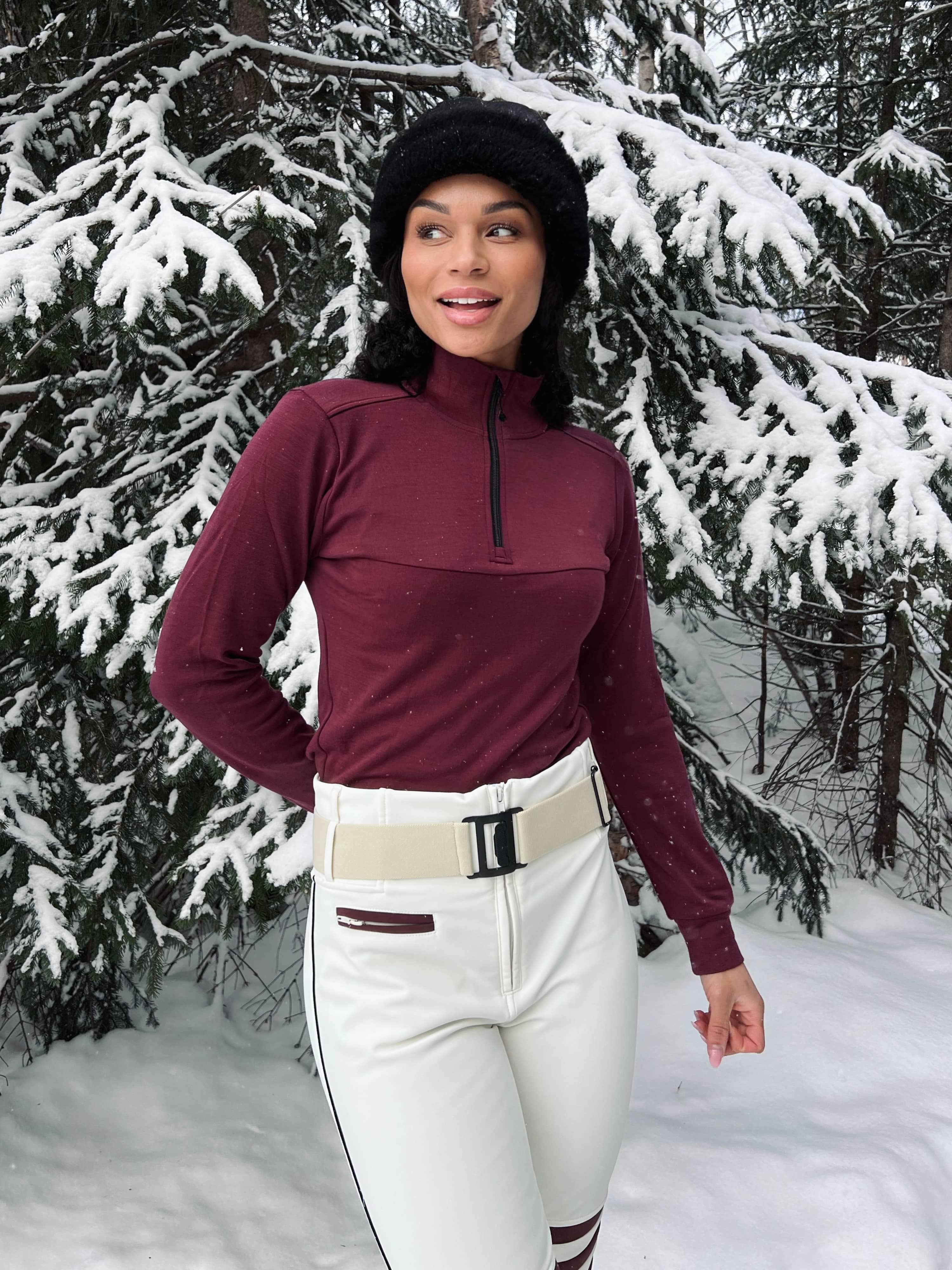 Glomfjord Merino Top Plum