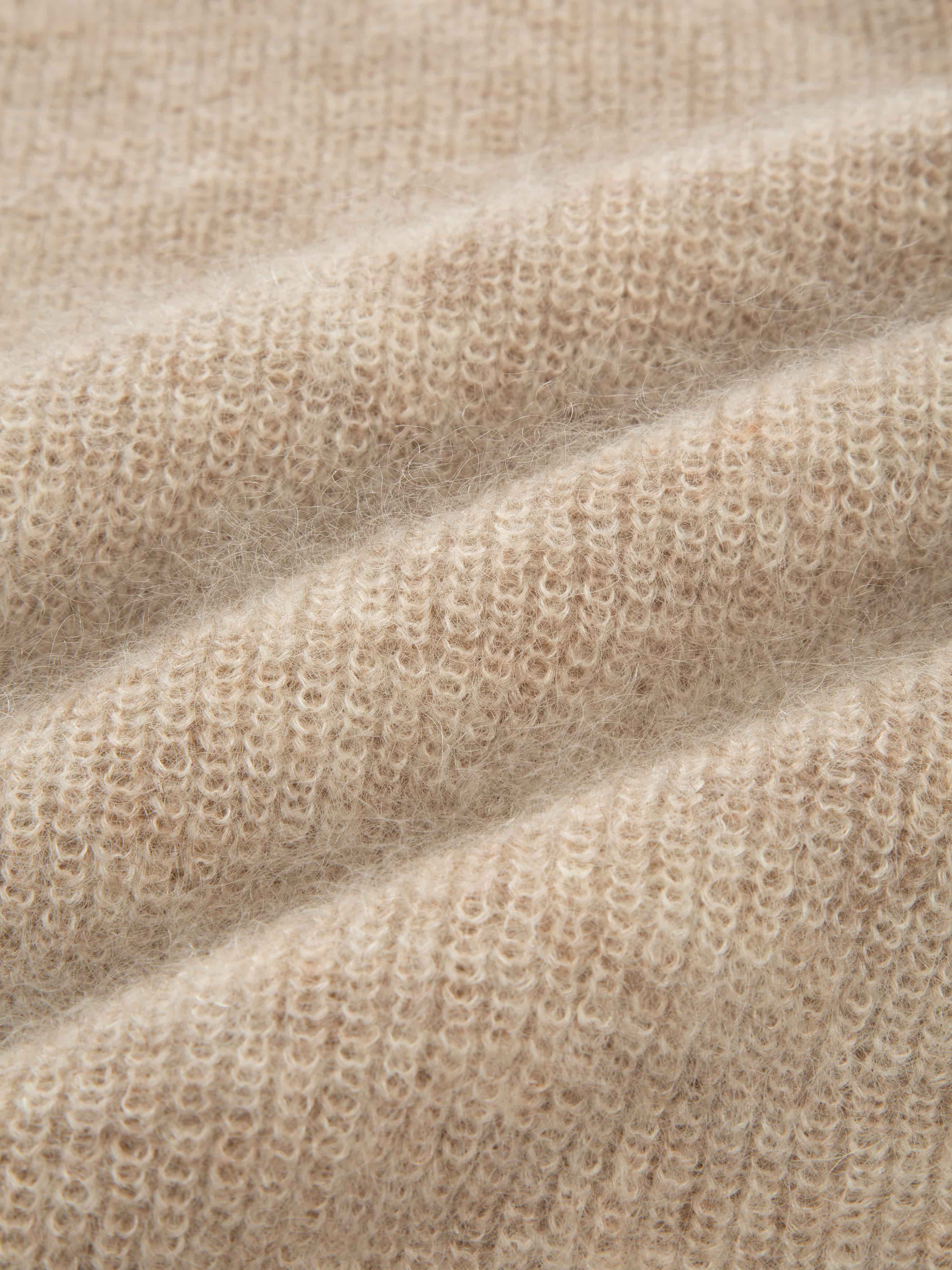 Kalvehøgde Knitted Dress Mushroom