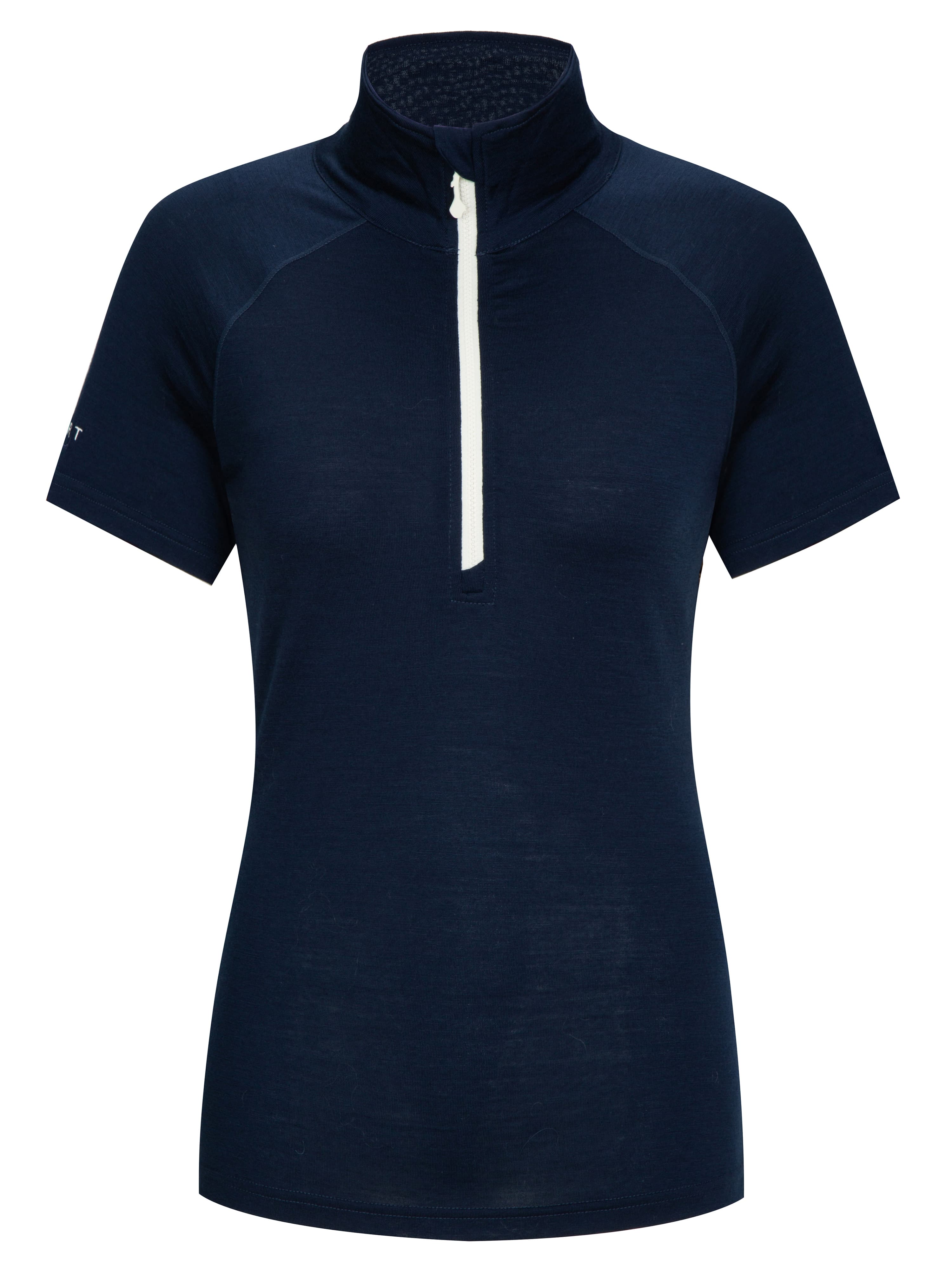 Hilleknuten Short Sleeve Top Blue Ink