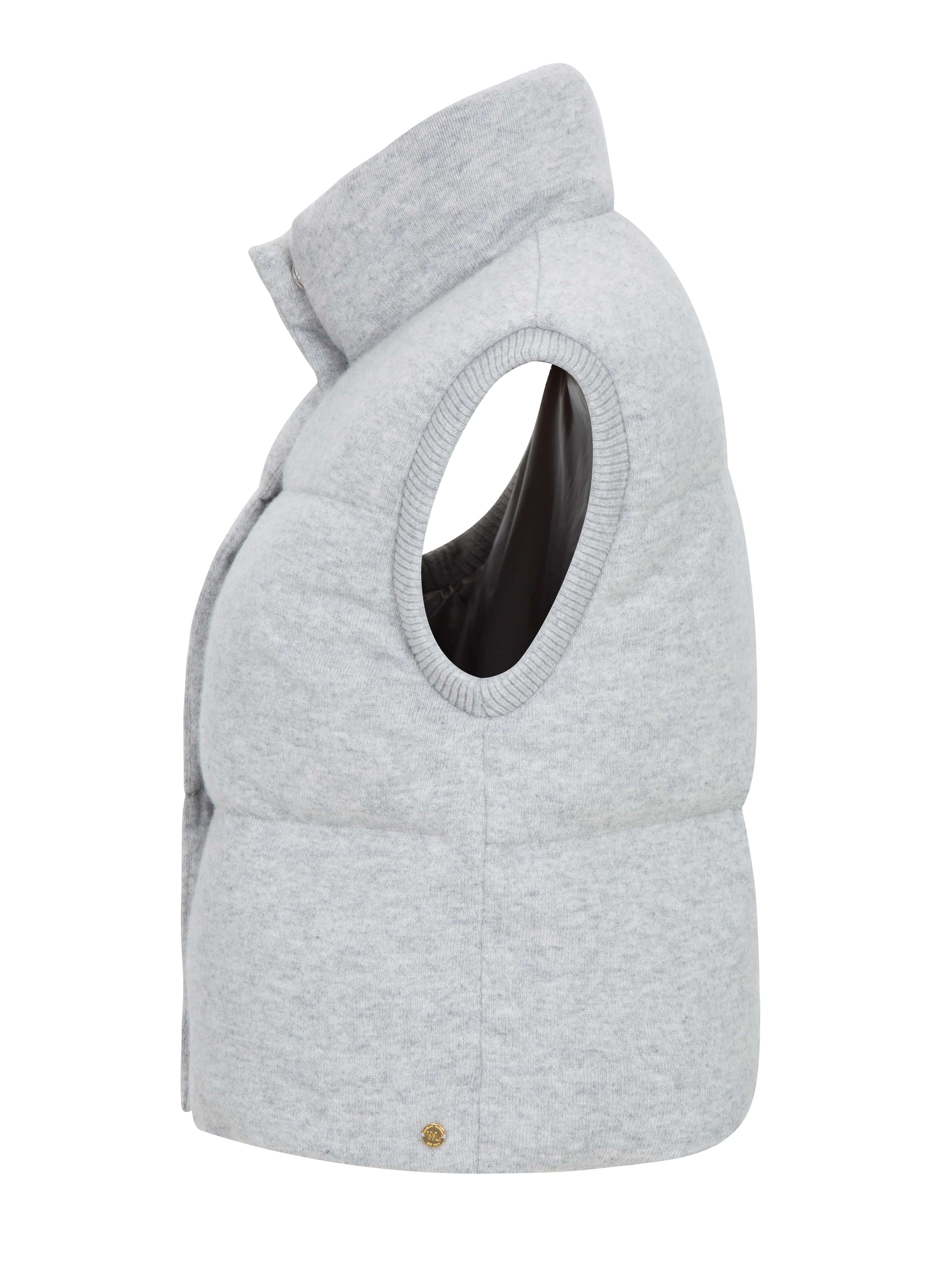 Loftet Cashmere Vest Grey Melange