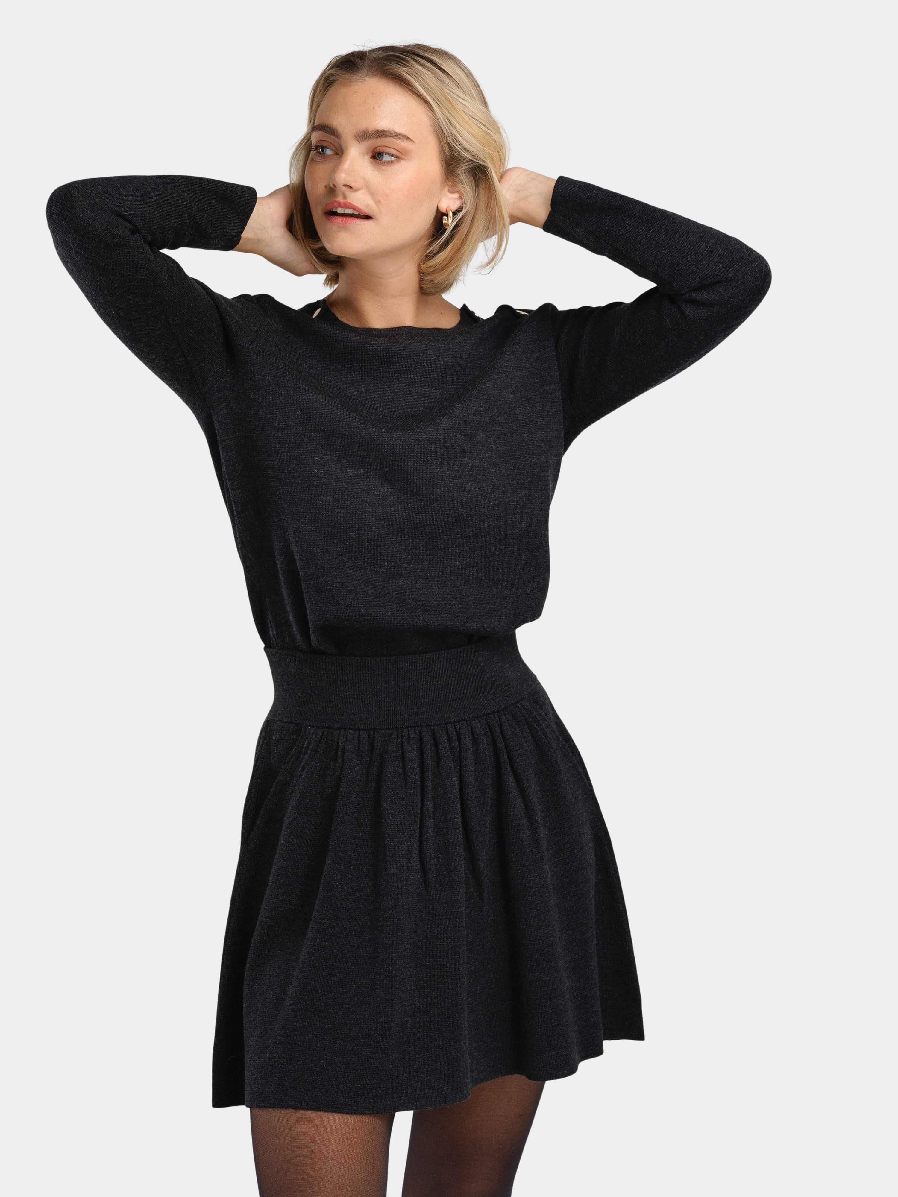 Moltinden Wool Sweater Dark Grey