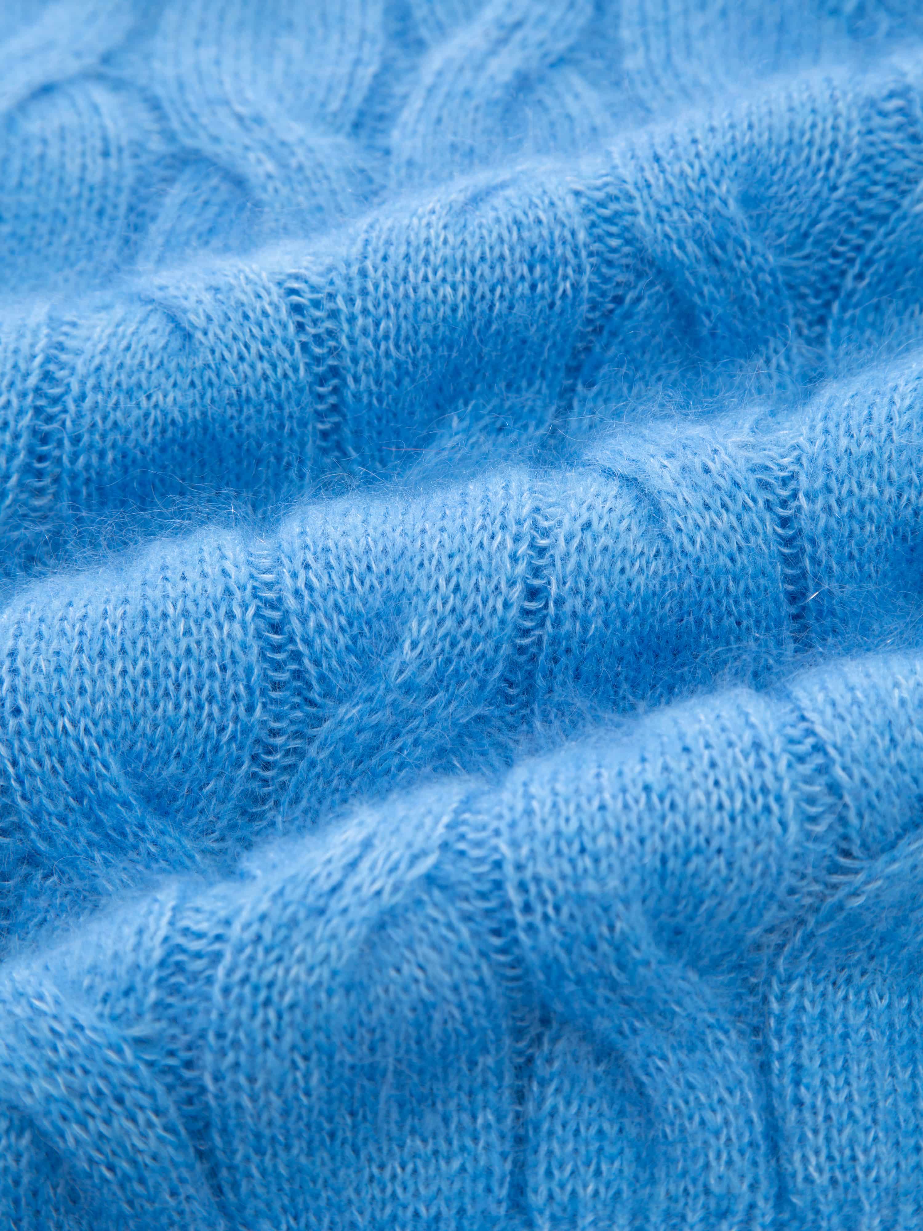 Beerenberg Knitted Cardigan Blue Wave