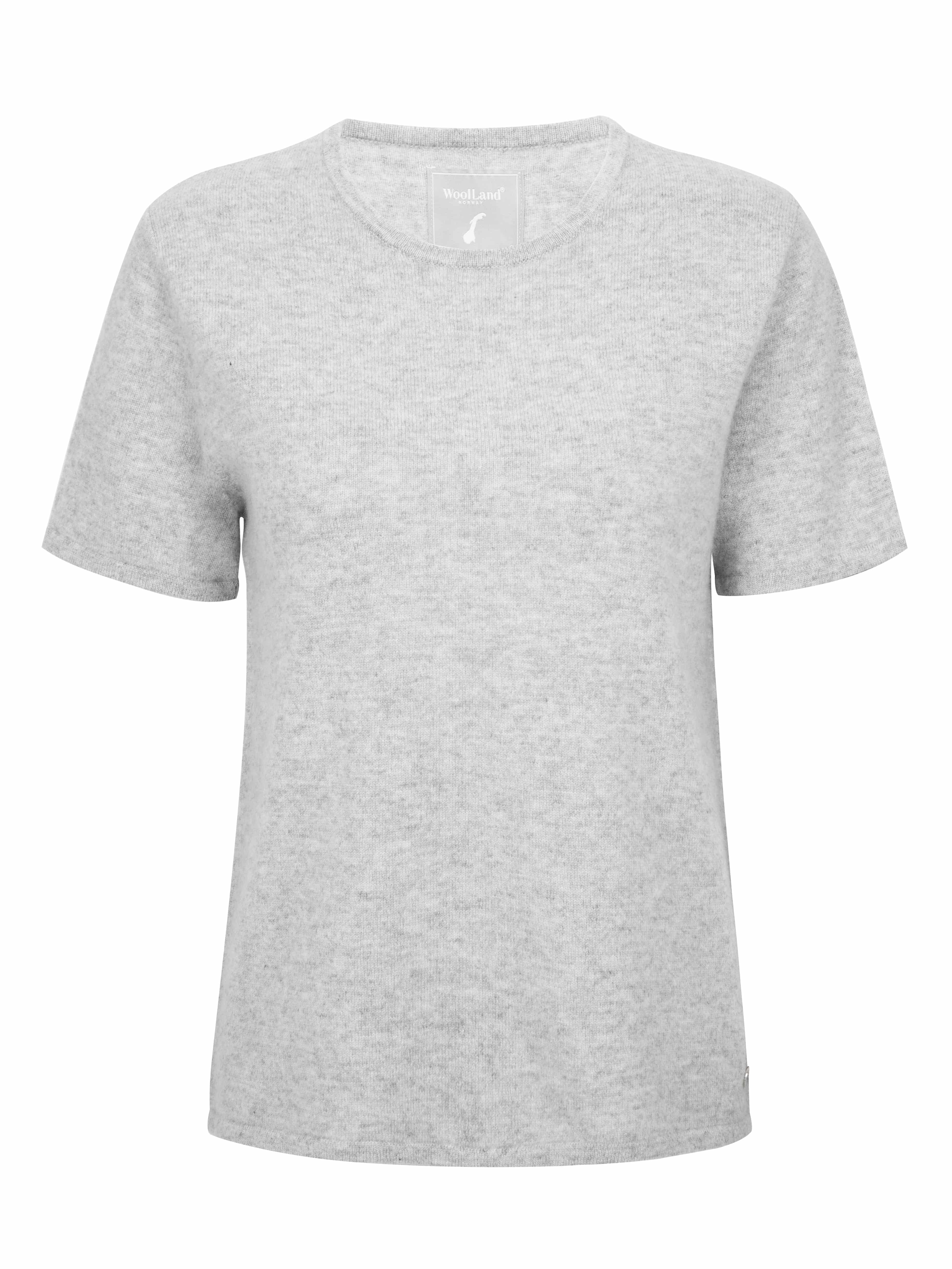 Loftet Cashmere T-Shirt Grey Melange