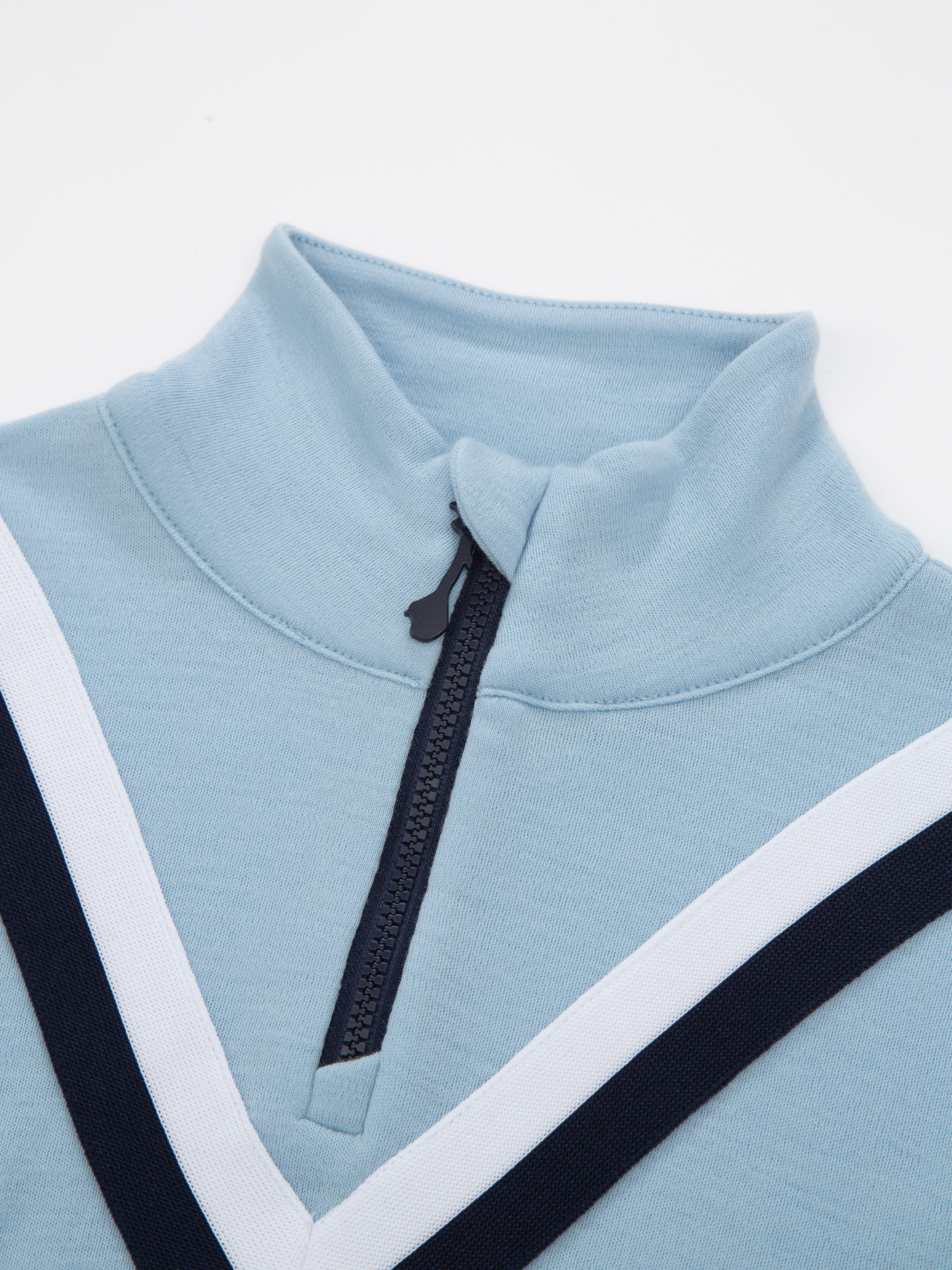 Skarslia Merino Half-zip Top Light Sky