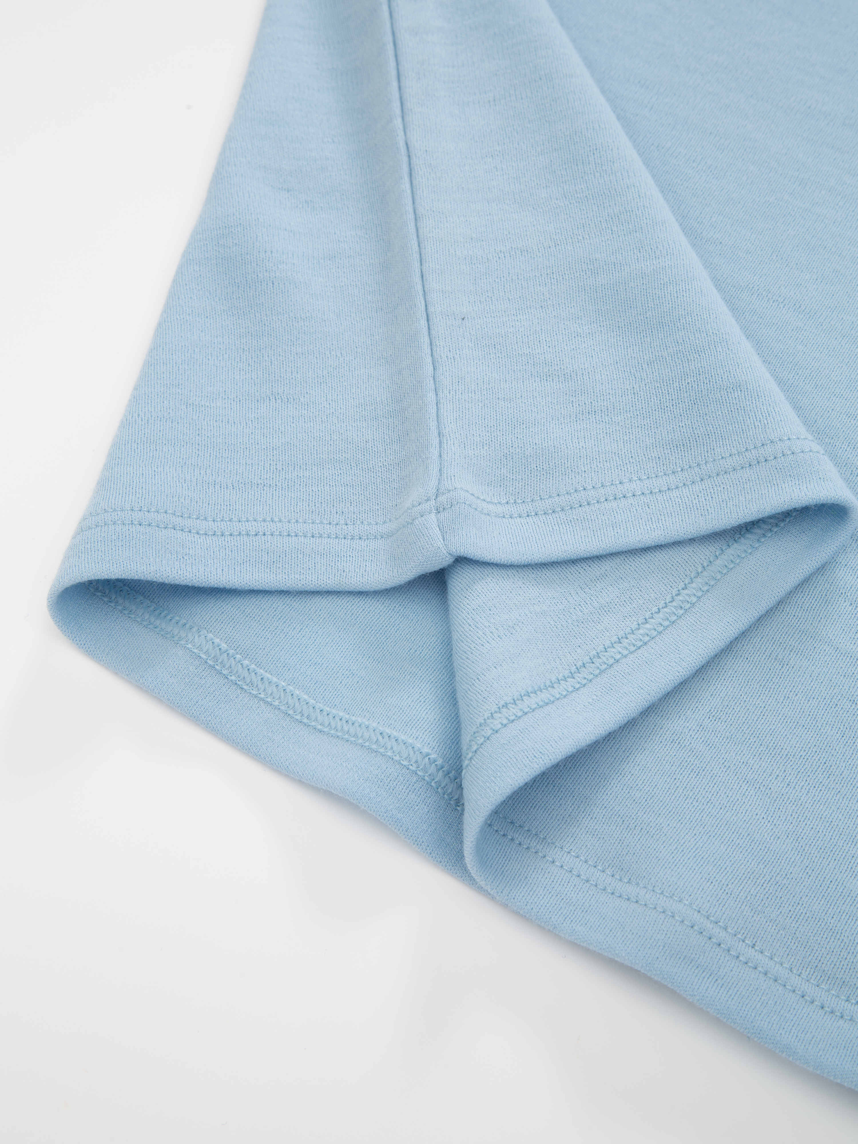 Skarslia Merino Half-zip Top Light Sky
