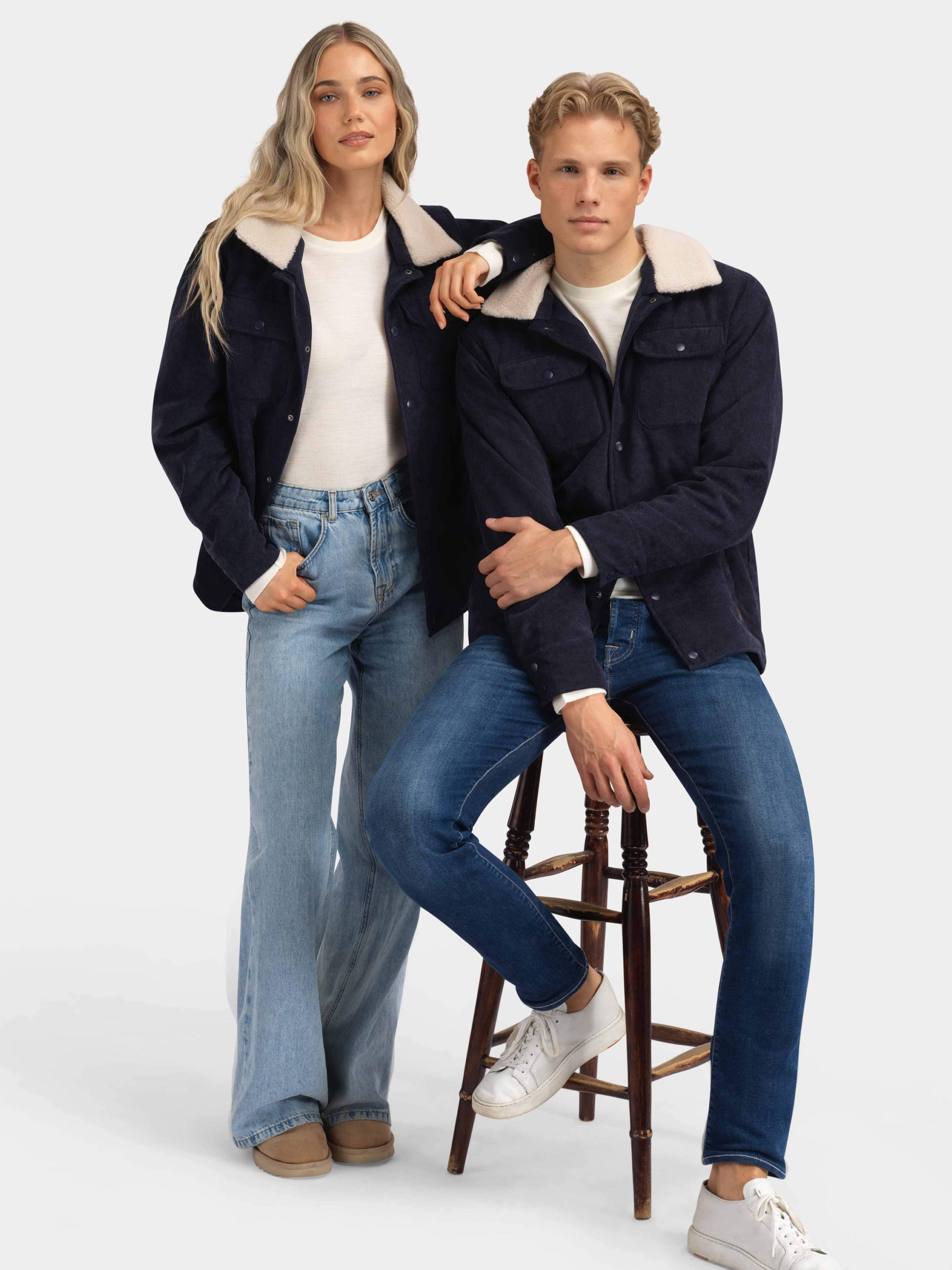 Eidselva Cord Jacket Woman Dark Blue