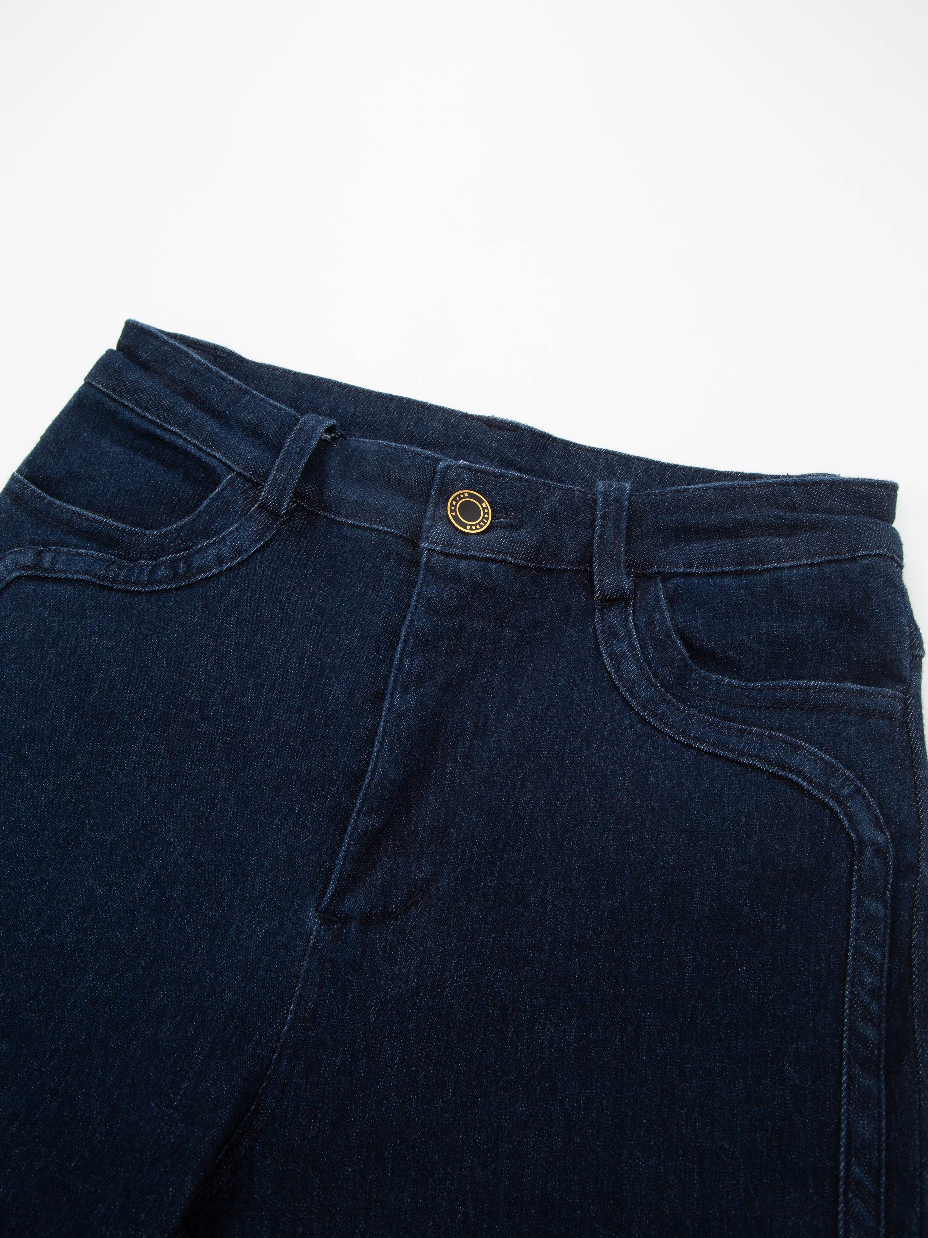 Fløya Wool Jeans - Long  Dark Blue