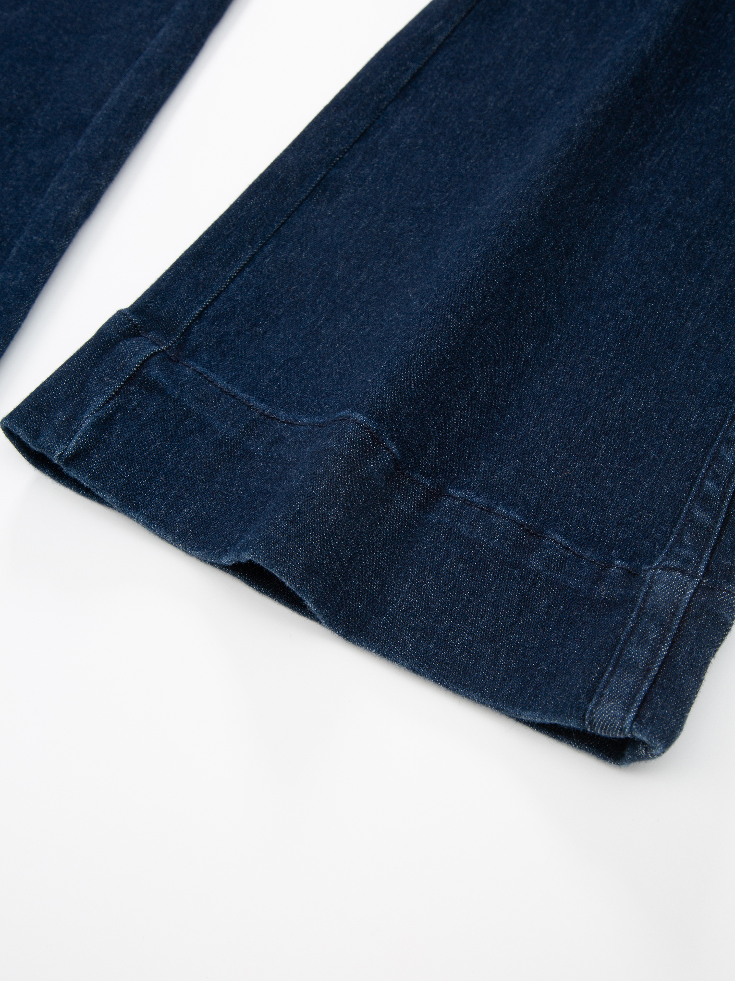 Fløya Wool Jeans - Long  Dark Blue