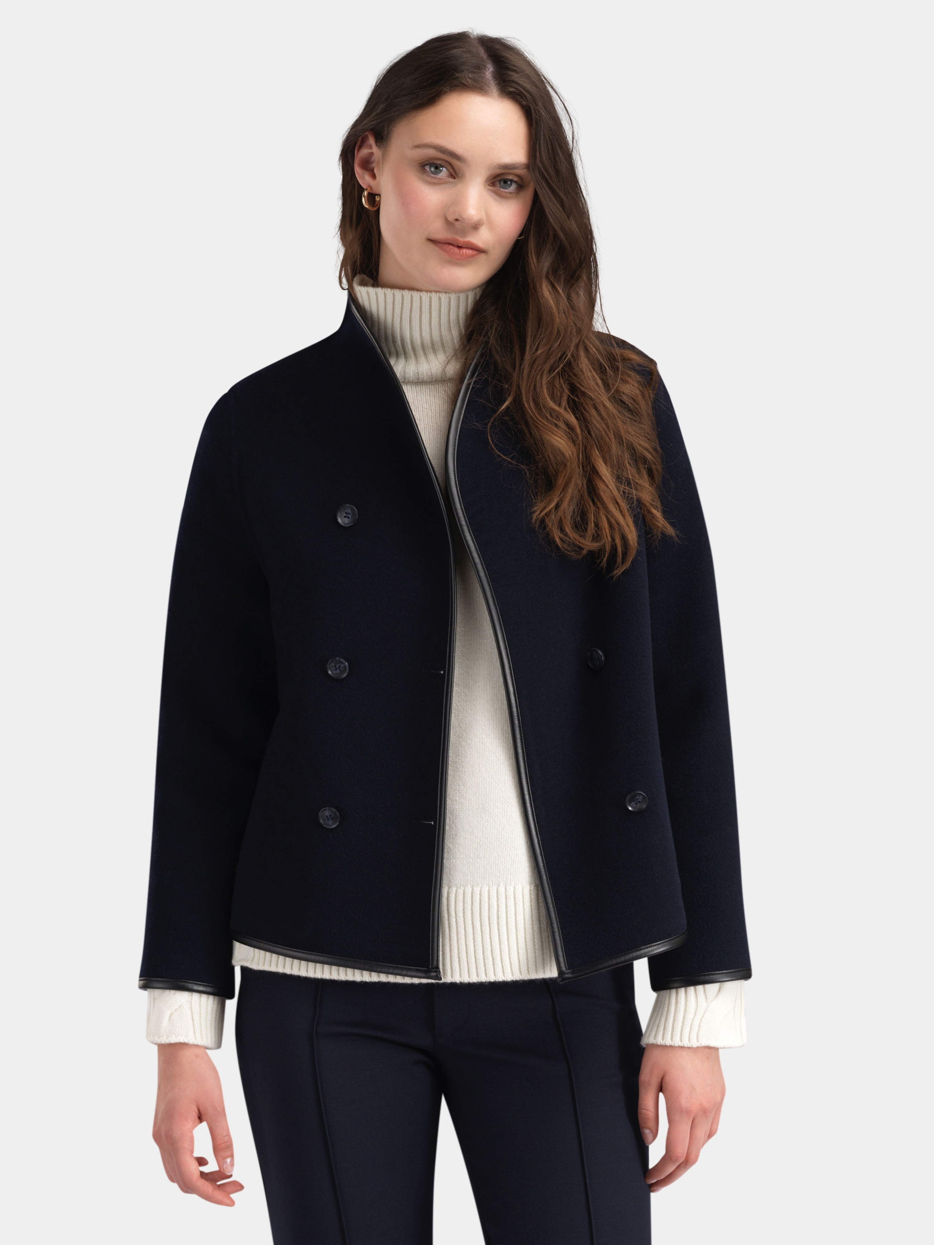 Frøysa Ulljakke Dark Blue