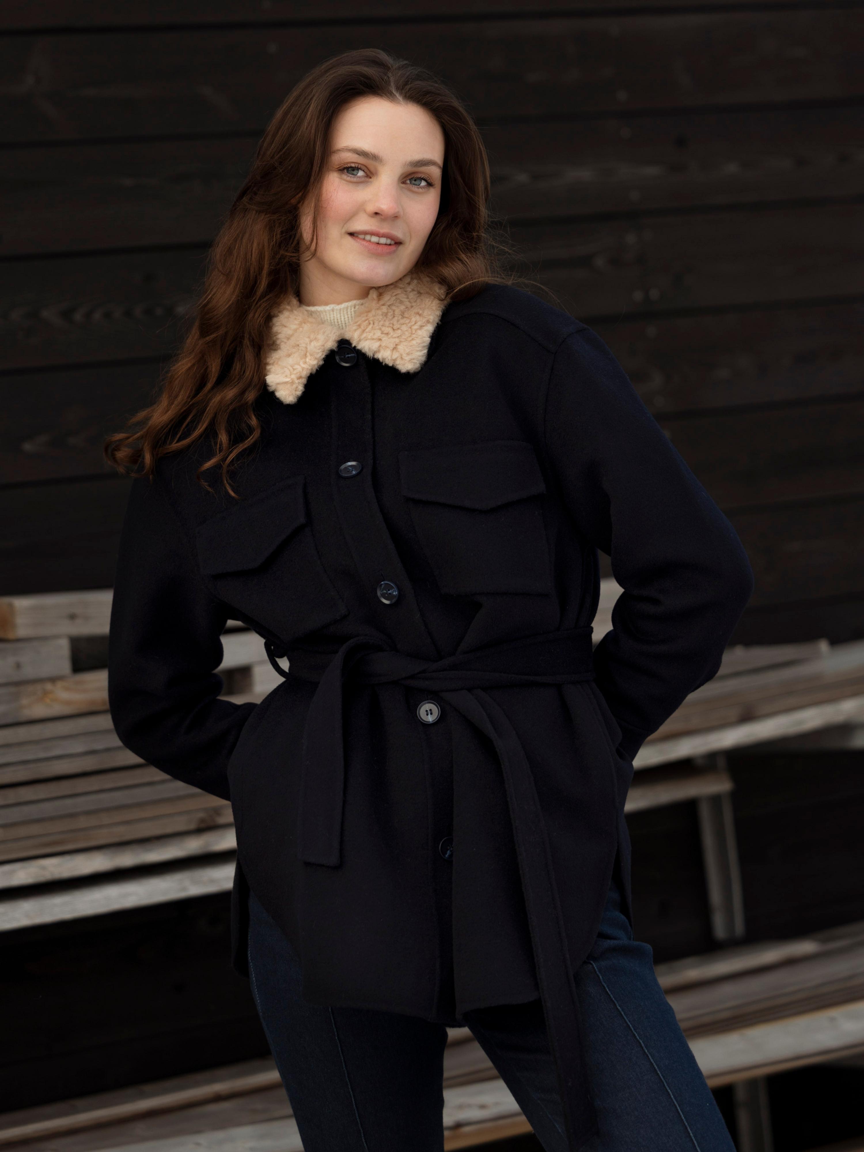 Skålatårnet Wool Jacket  Dark Blue