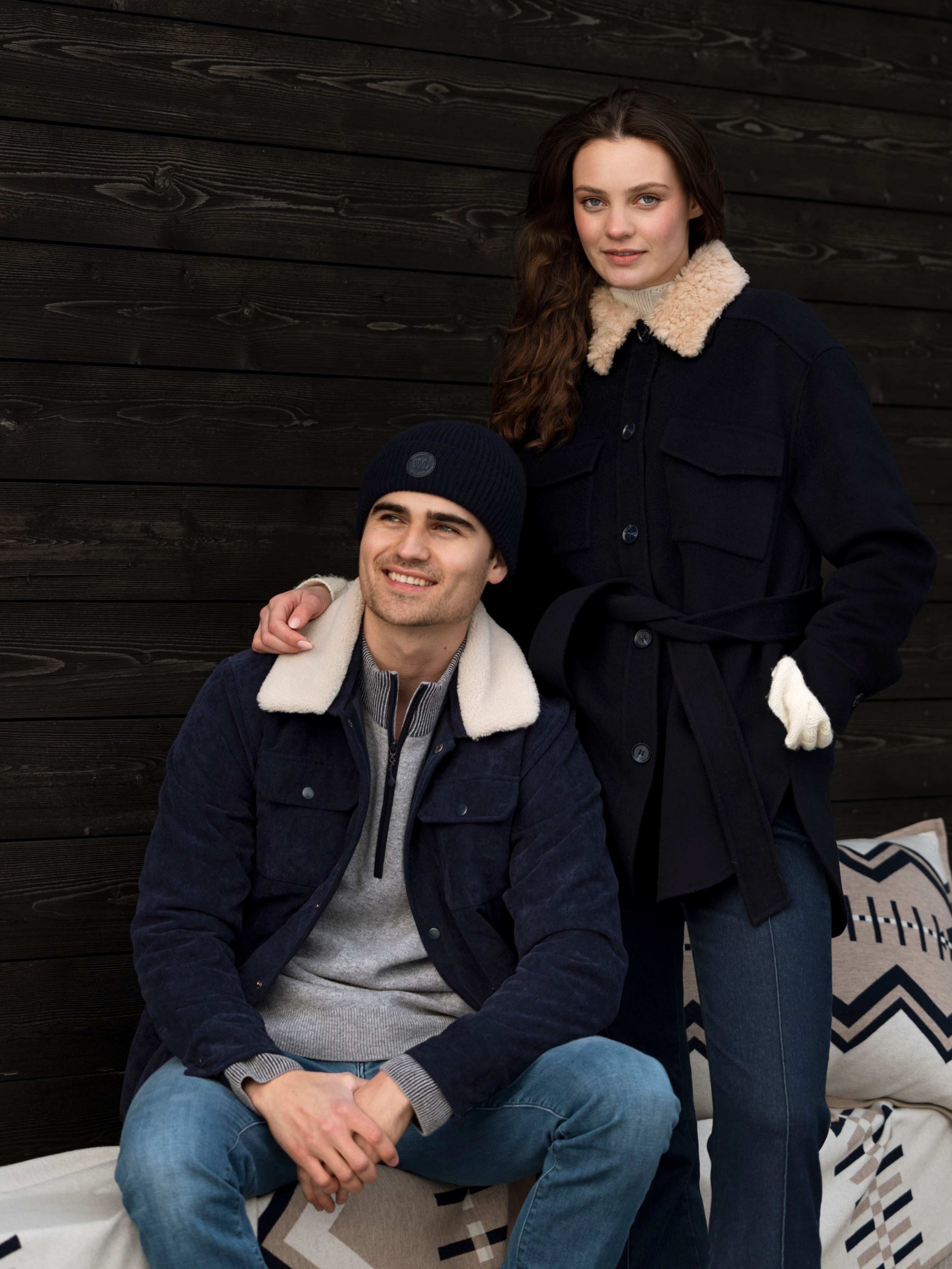 Skålatårnet Wool Jacket  Dark Blue