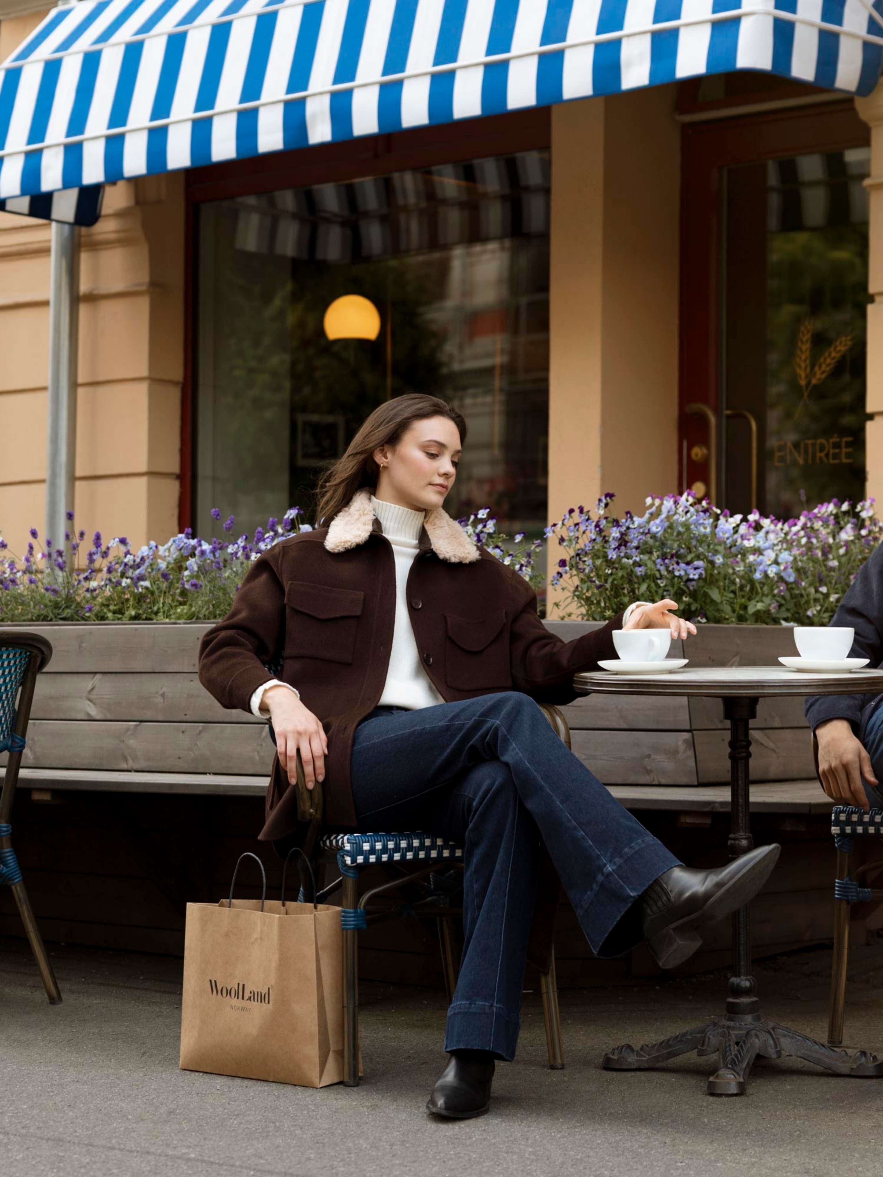 Skålatårnet Wool Jacket  Hot Fudge