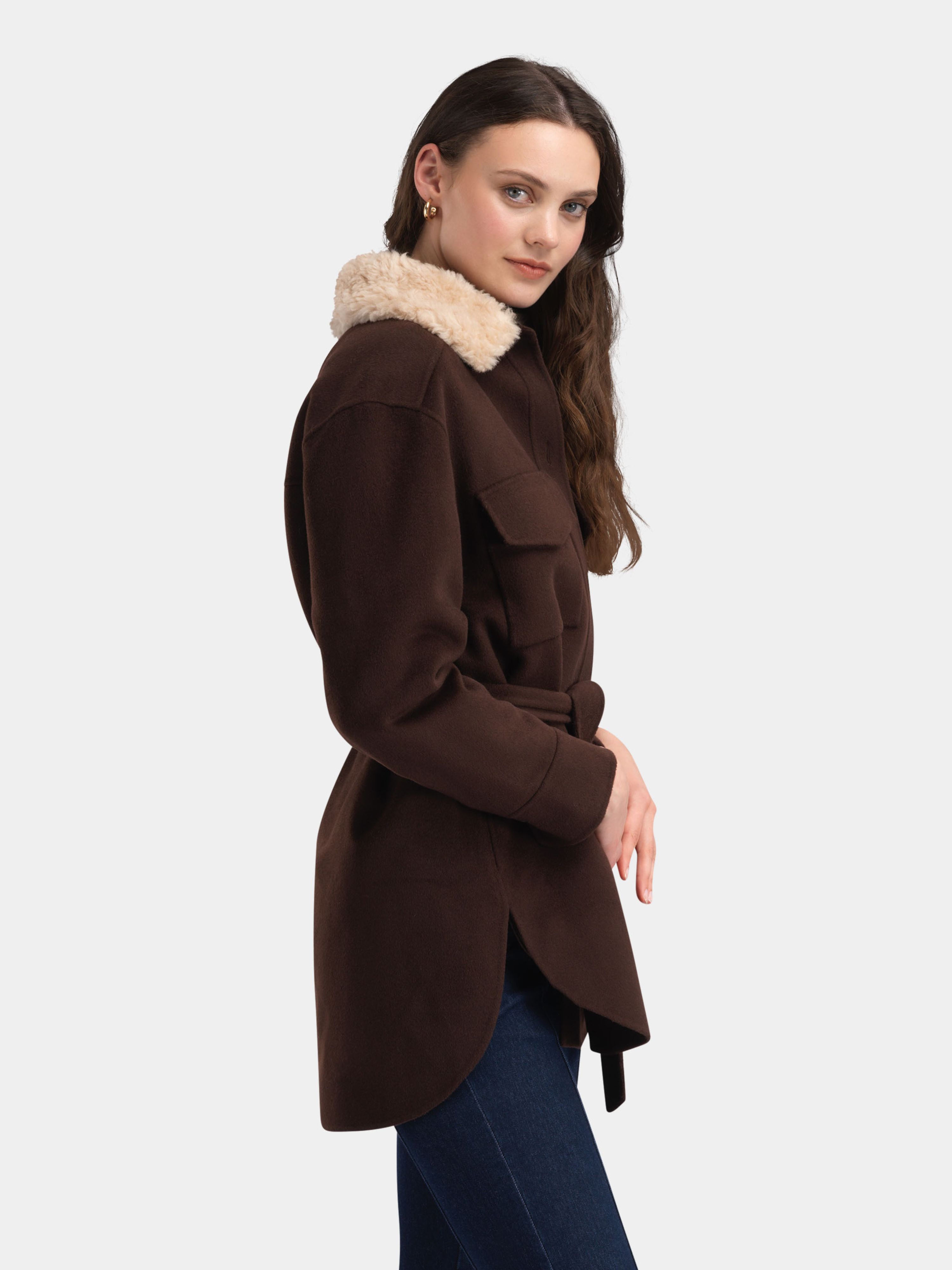 Skålatårnet Wool Jacket  Hot Fudge