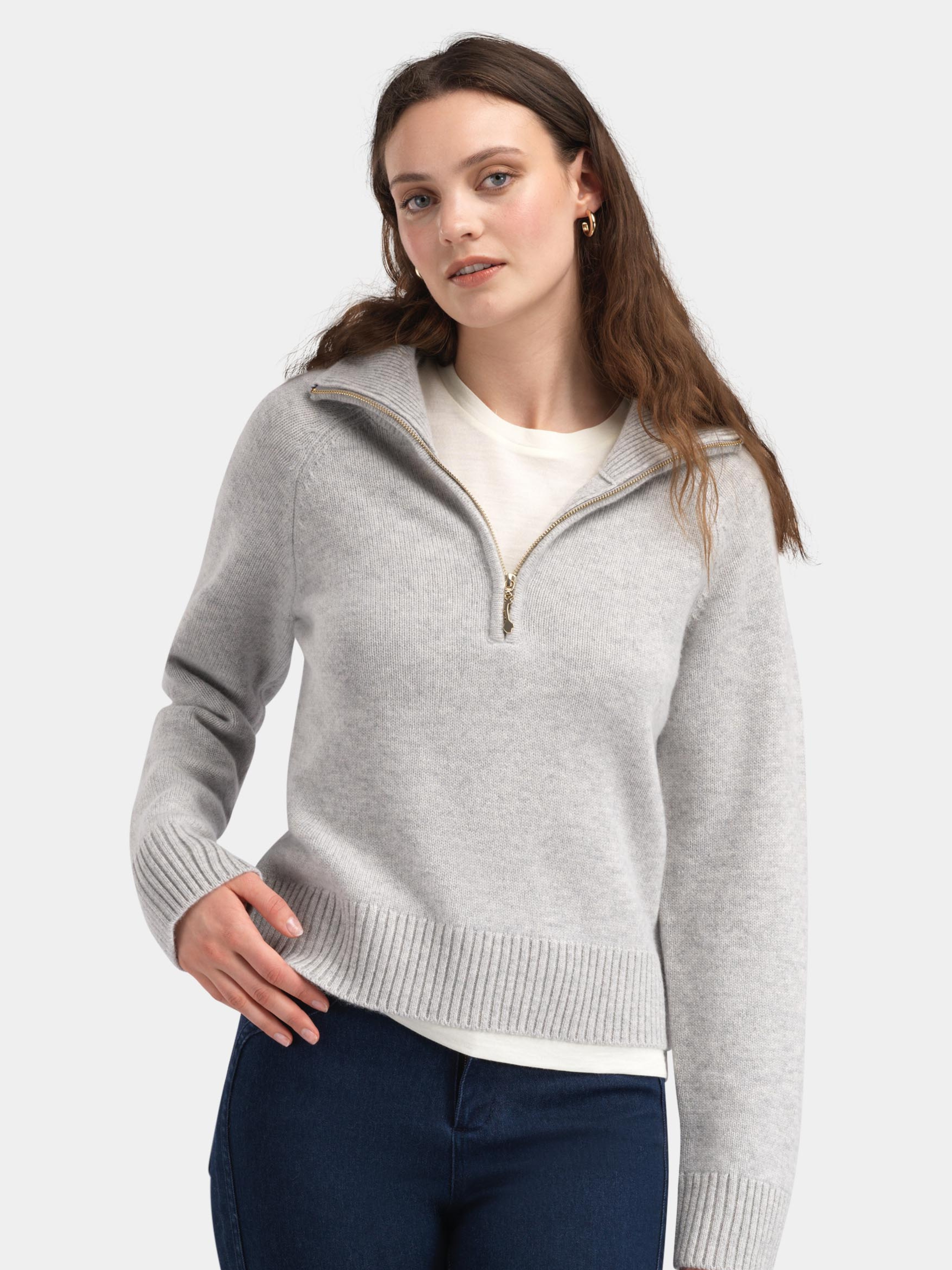 Snøheim Knitted Sweater  Grey