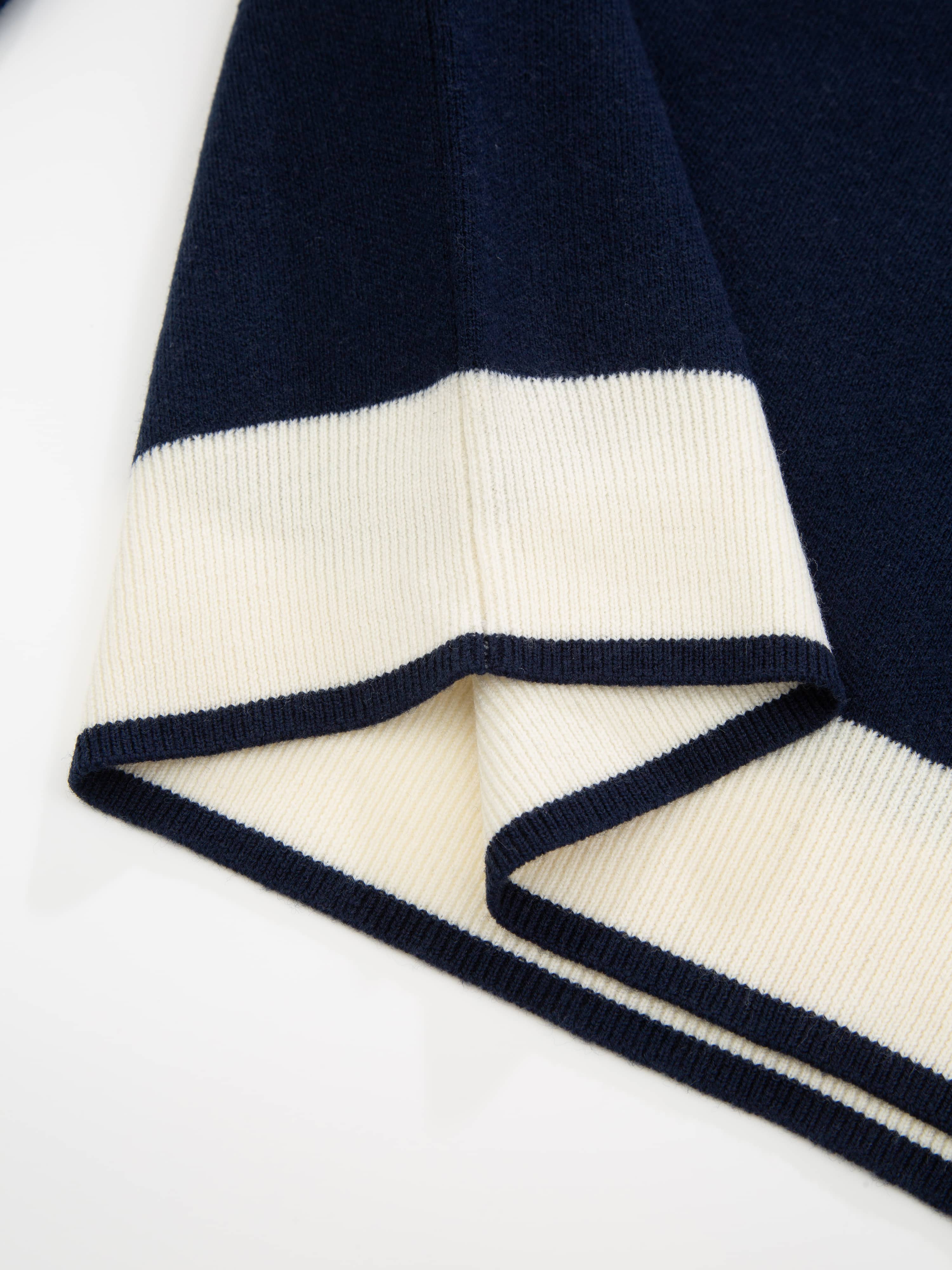 Solsidan Wool Turtleneck  Blue Ink