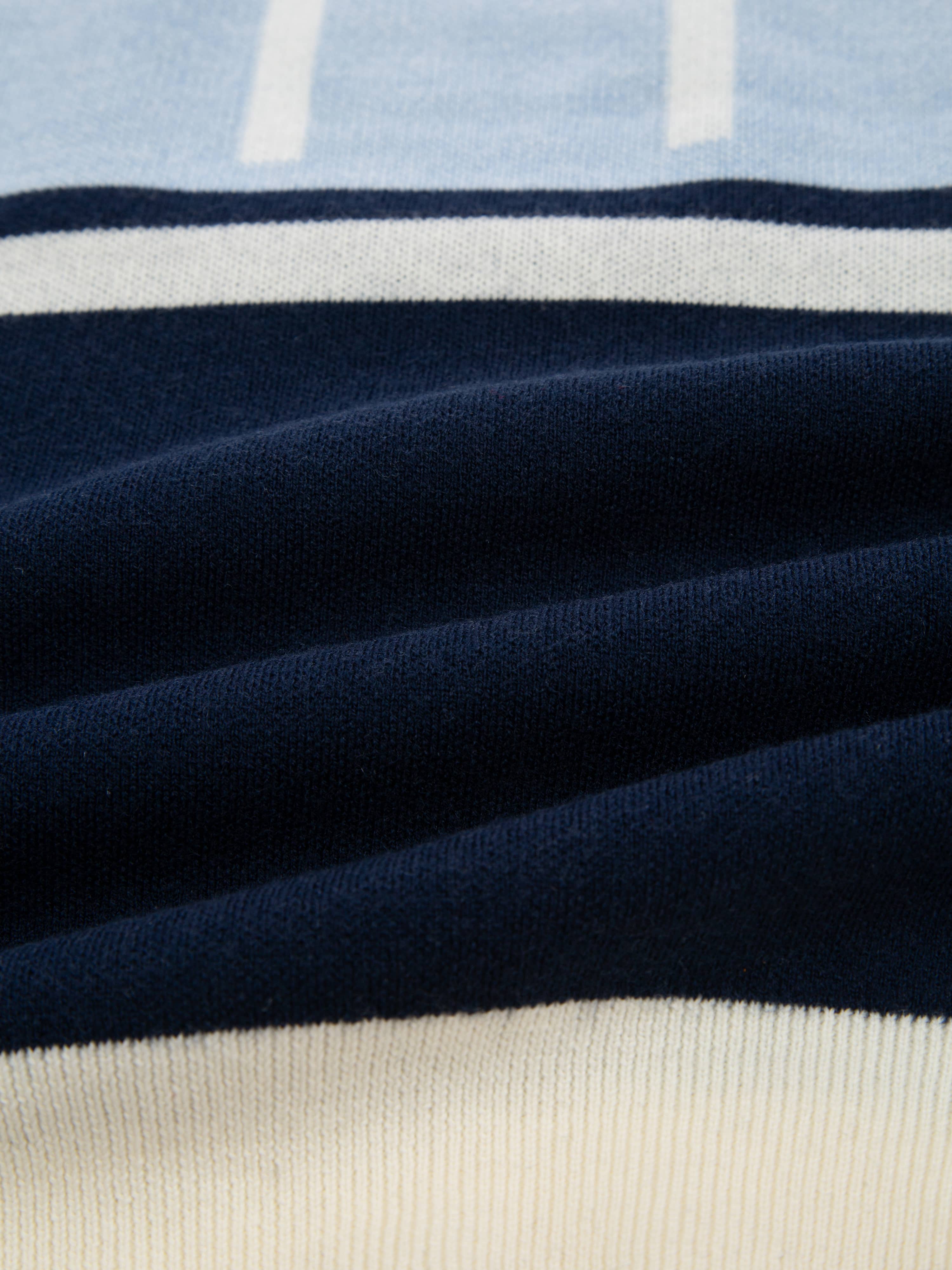 Solsidan Wool Turtleneck  Blue Ink
