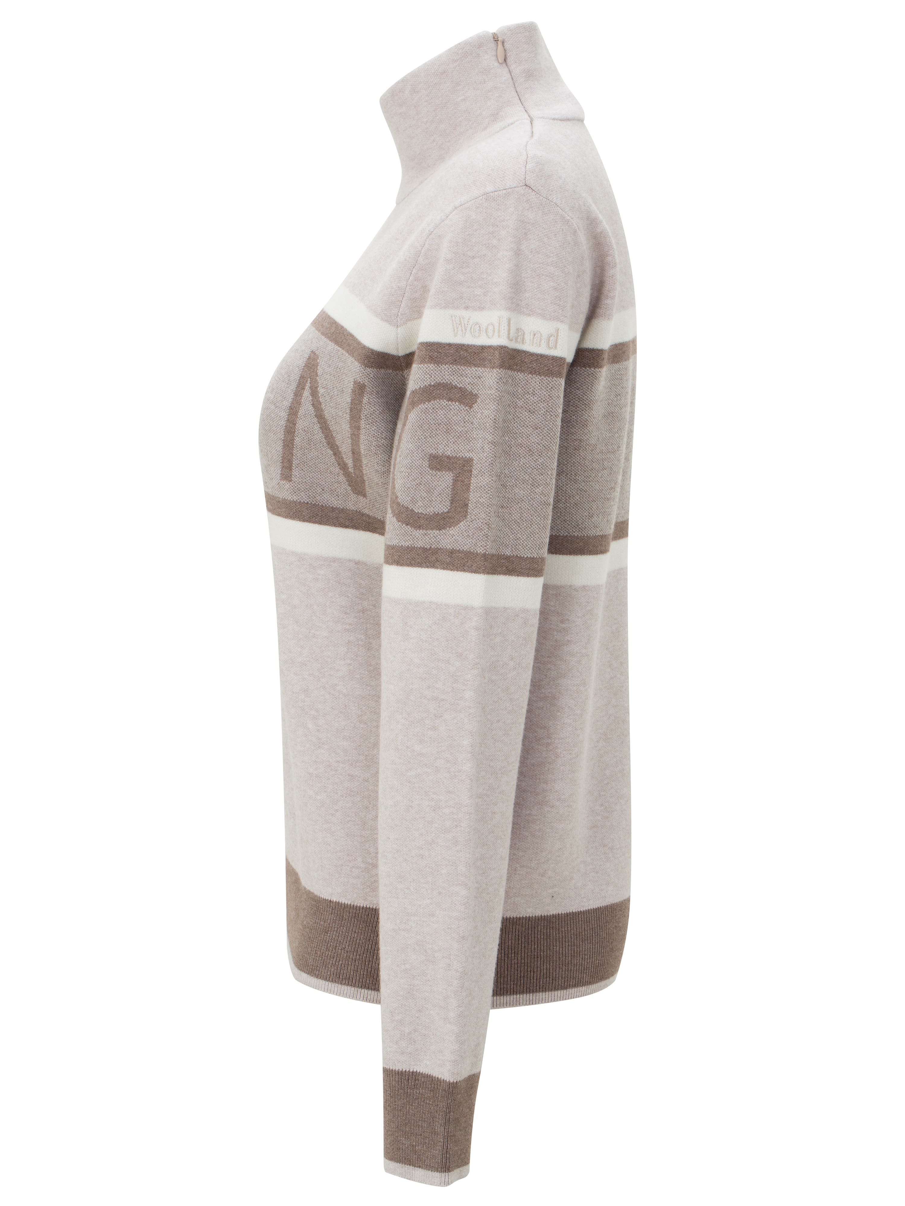 Solsidan Wool Turtleneck  Cognac