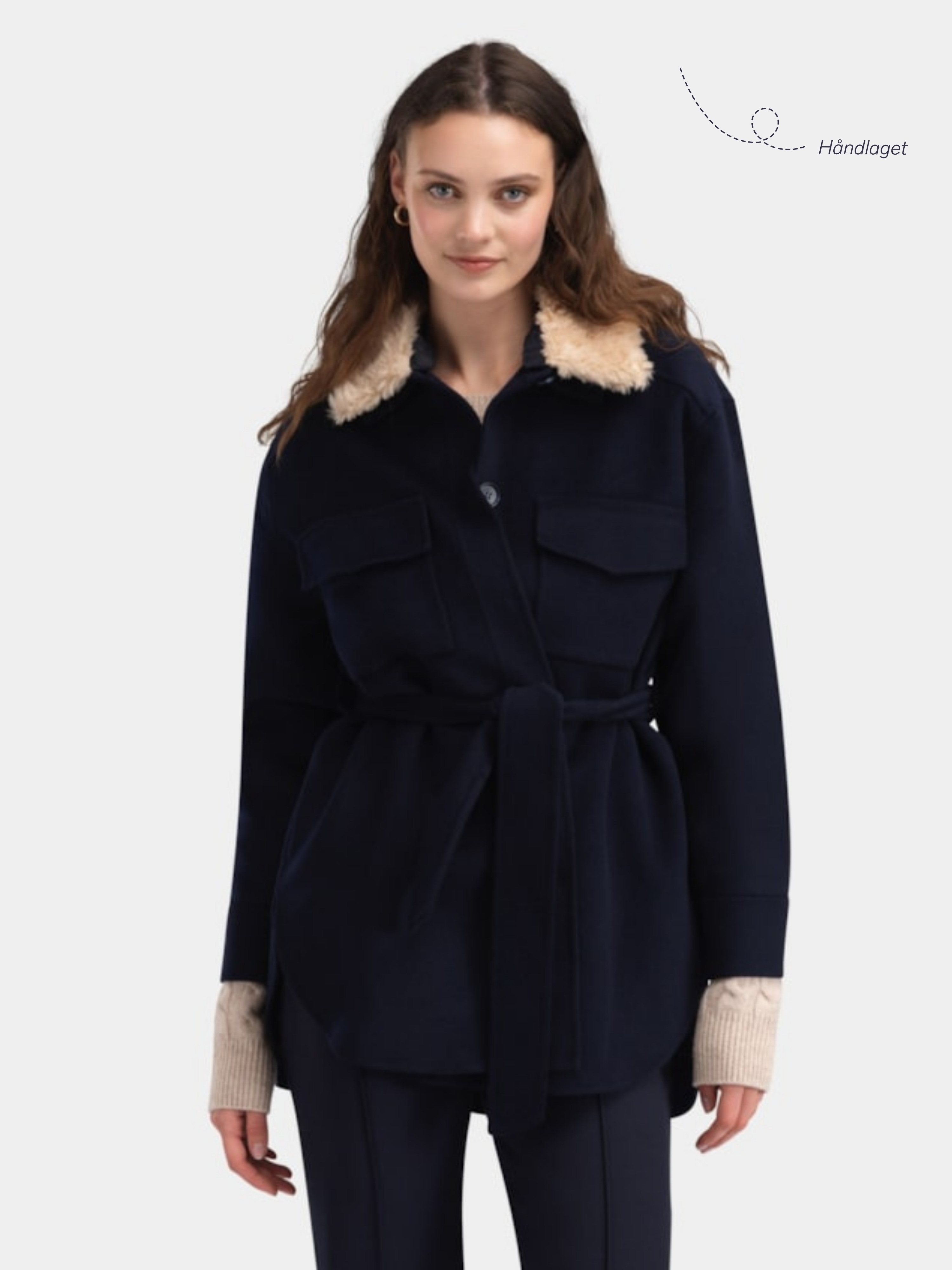 Skålatårnet Wool Jacket  Dark Blue