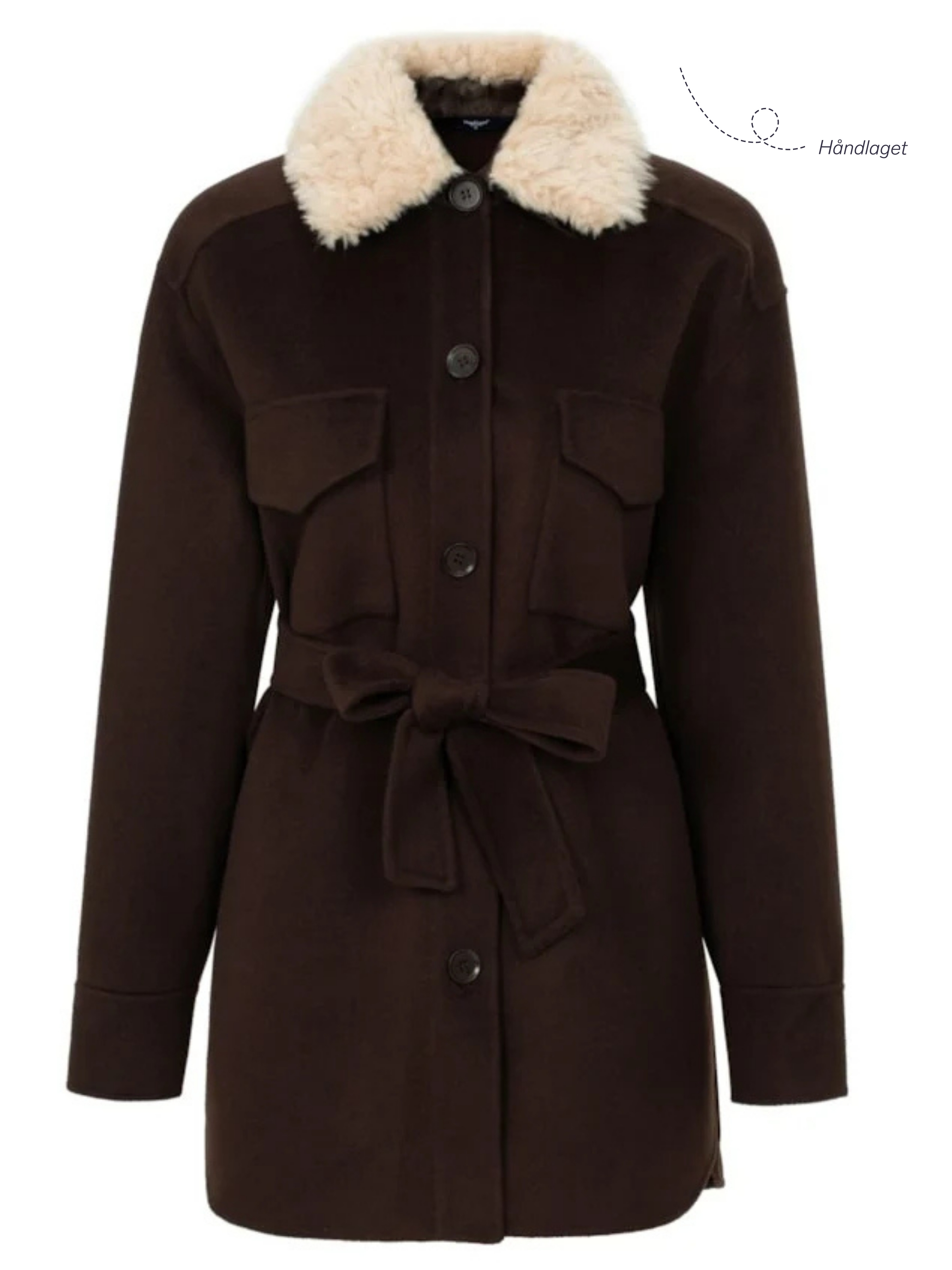 Skålatårnet Wool Jacket  Hot Fudge