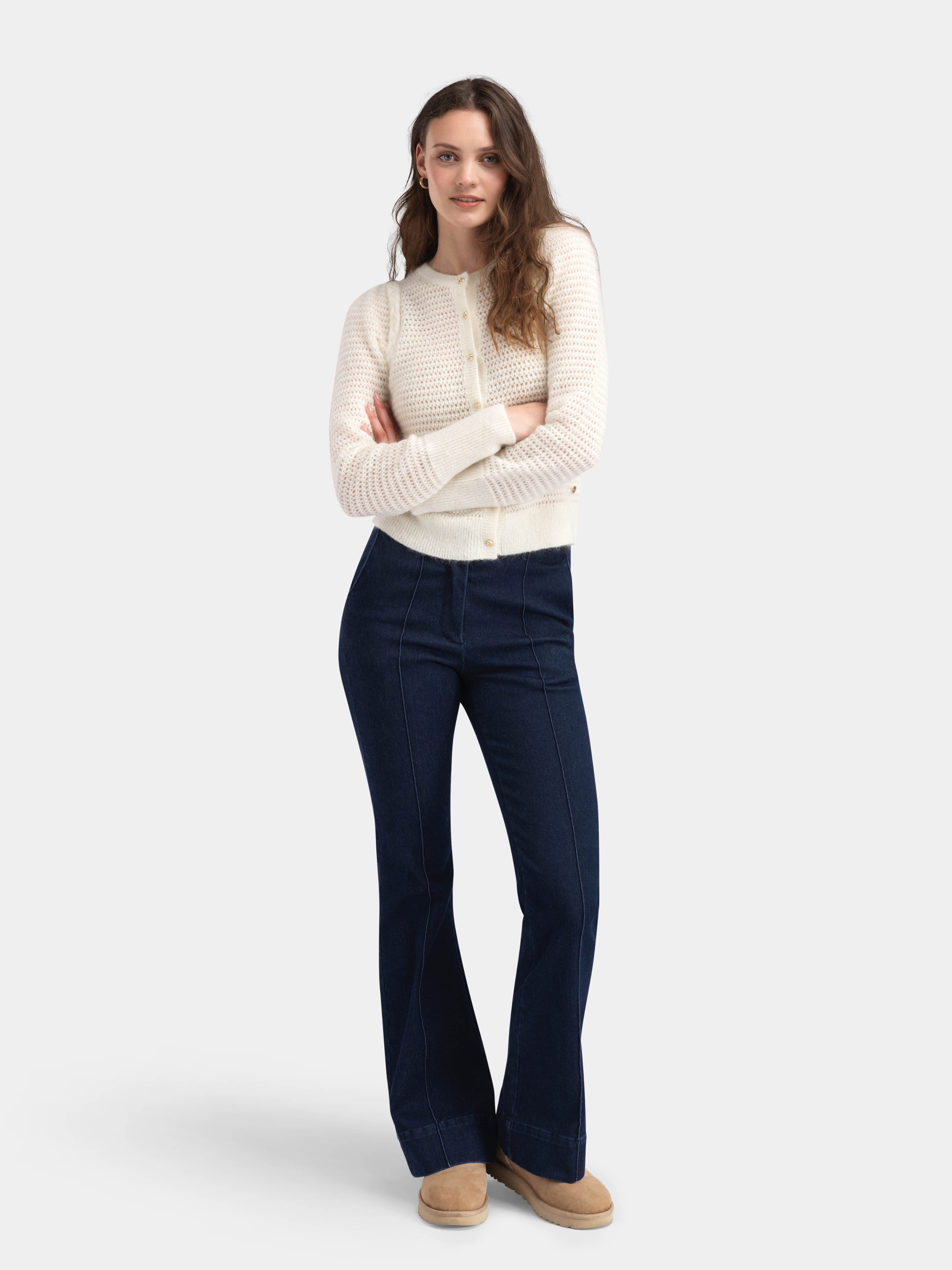 Veten Ulljeans 34" Dark Blue
