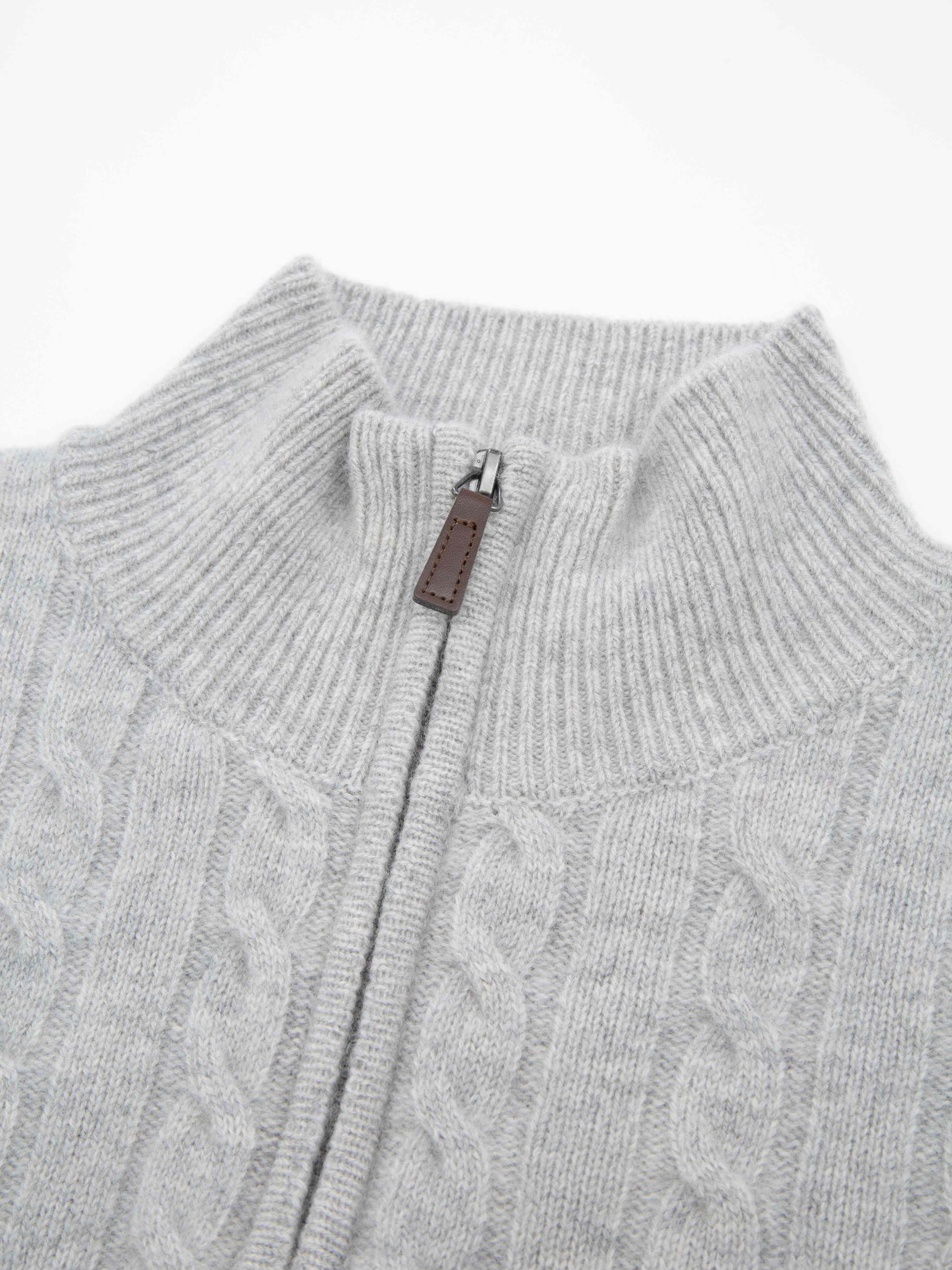 Numedalsvågen Cashmere Sweater  Grey Melange