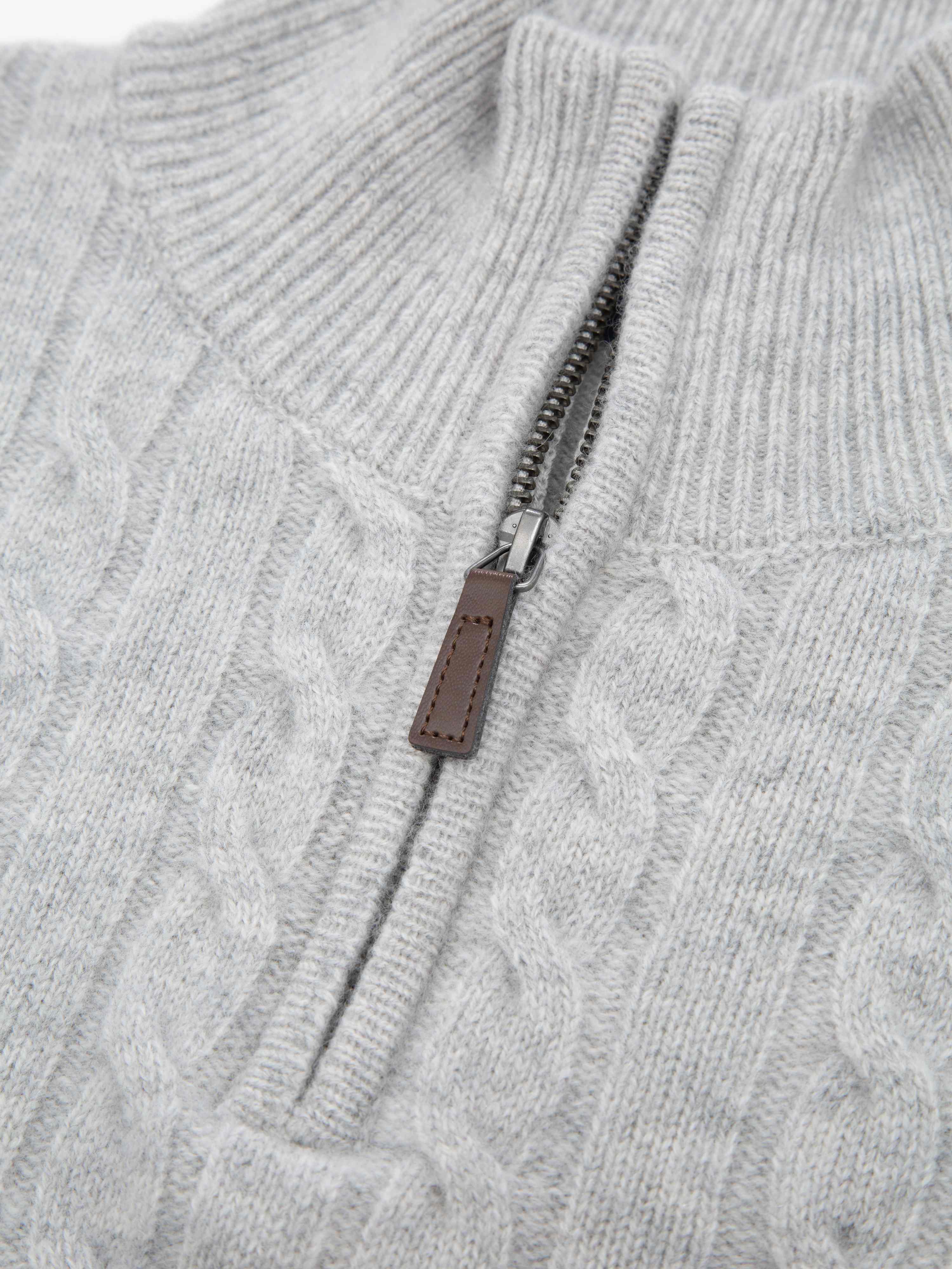 Numedalsvågen Cashmere Sweater  Grey Melange