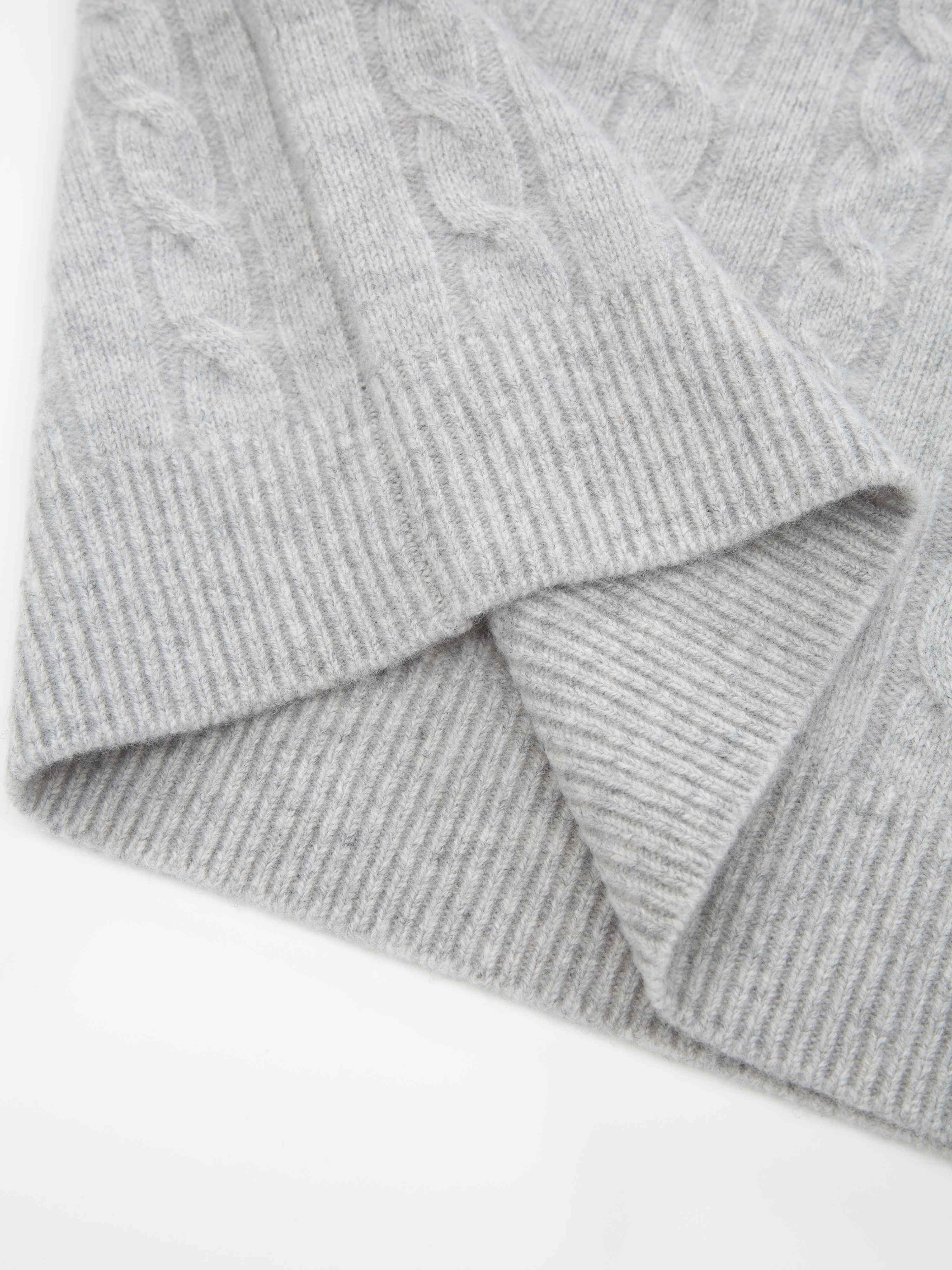 Numedalsvågen Cashmere Sweater  Grey Melange