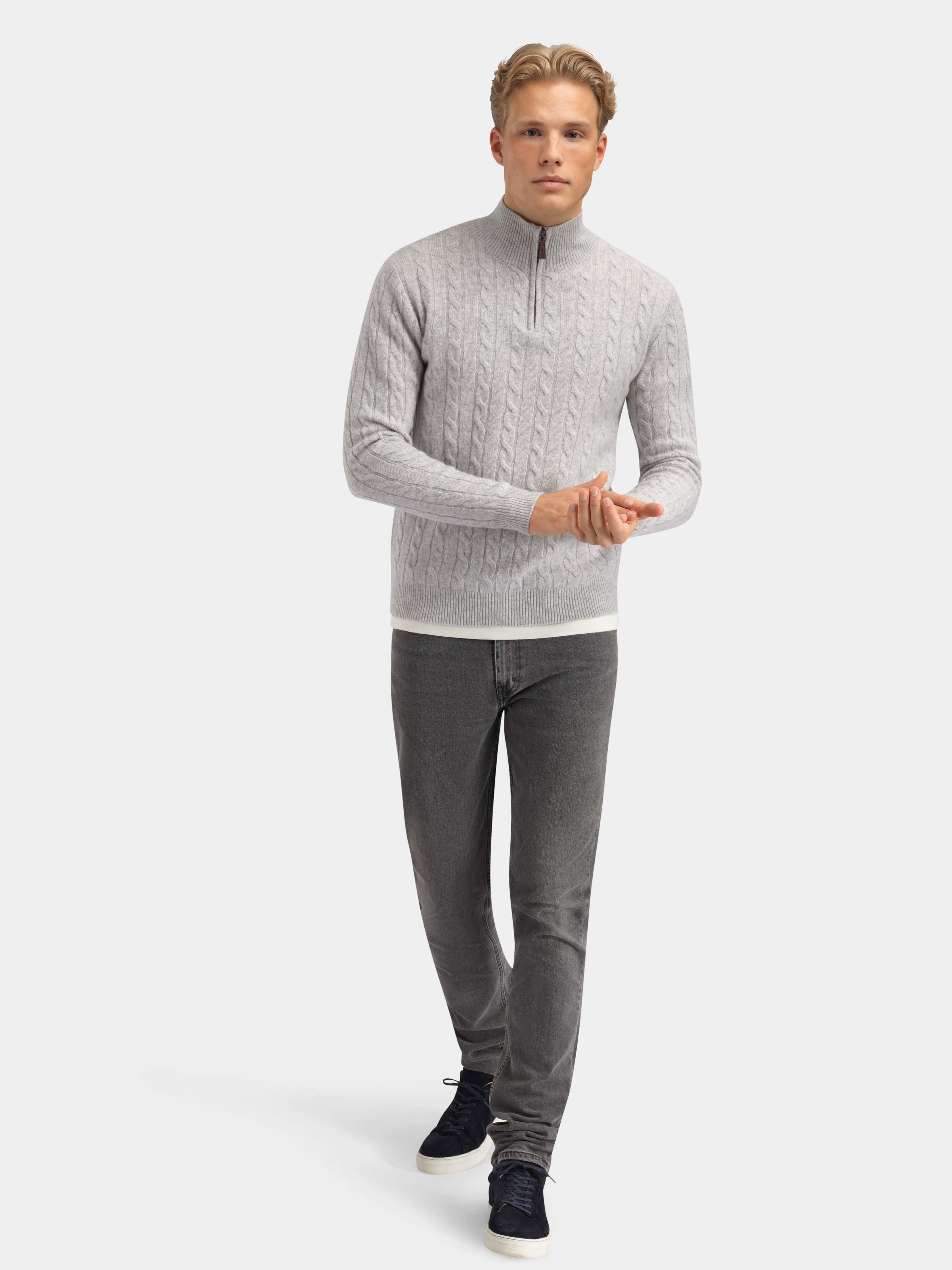 Numedalsvågen Cashmere Sweater  Grey Melange