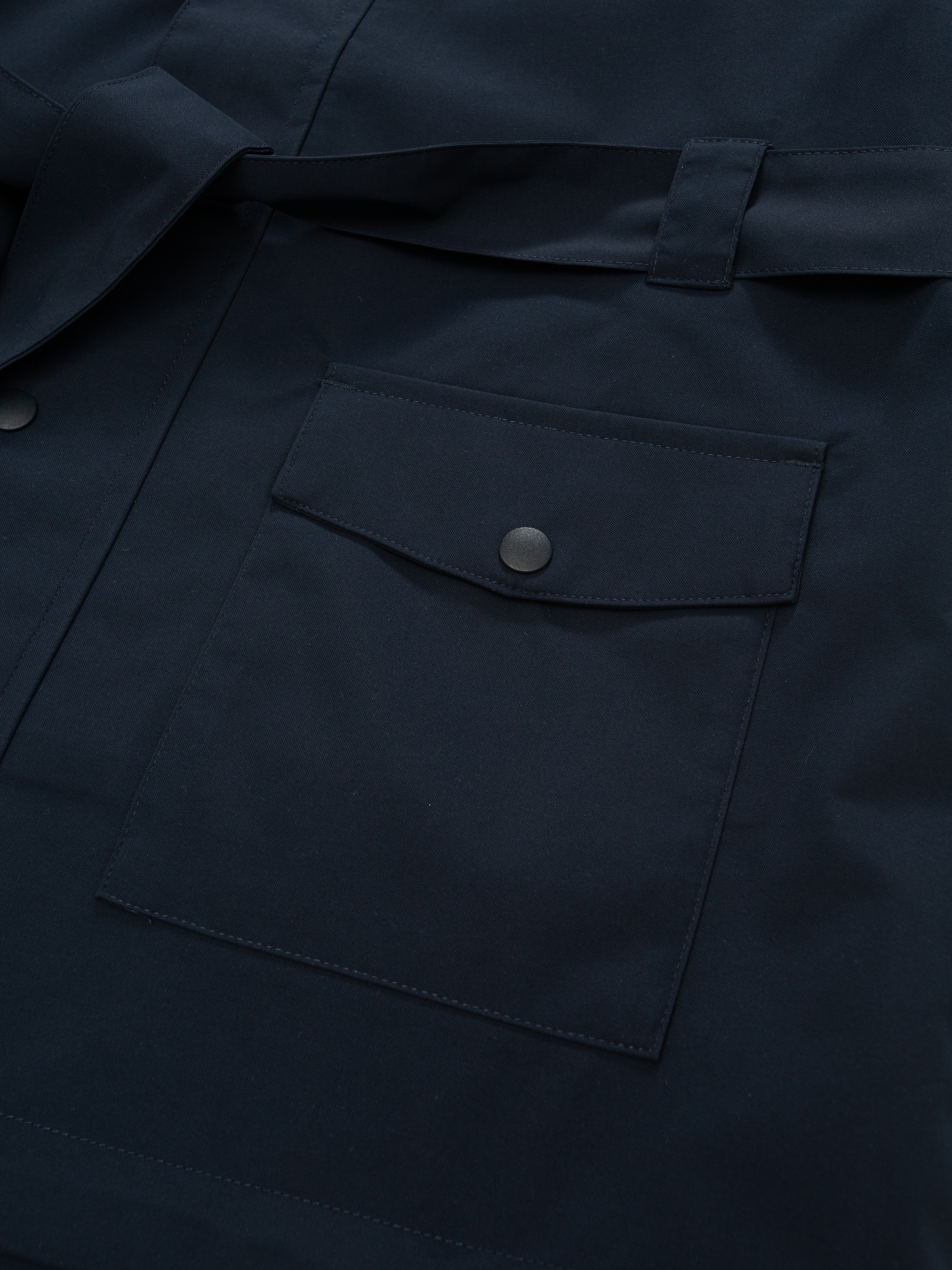 Florø Rain Jacket Girl Dark Blue