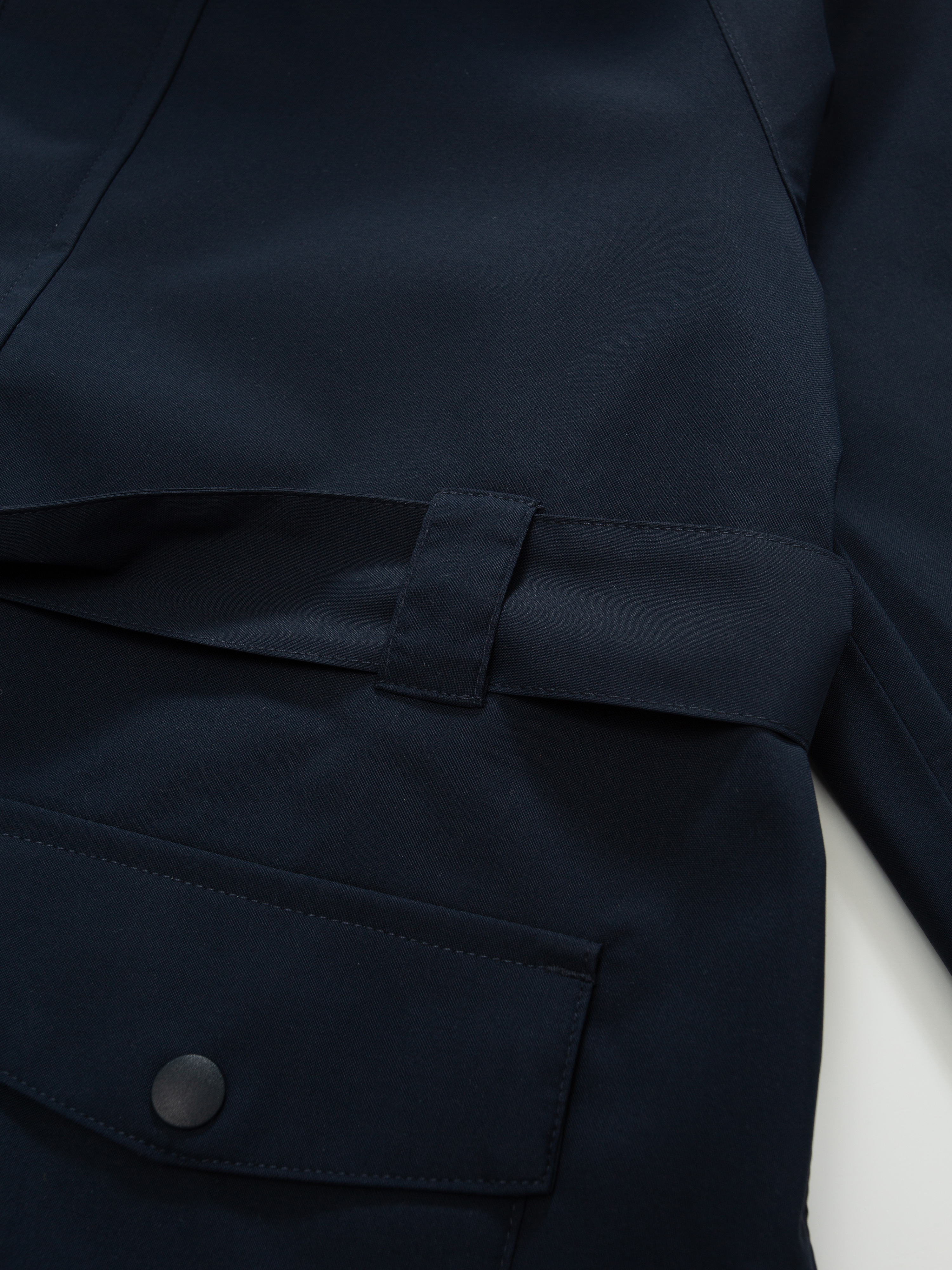 Florø Rain Jacket Girl Dark Blue