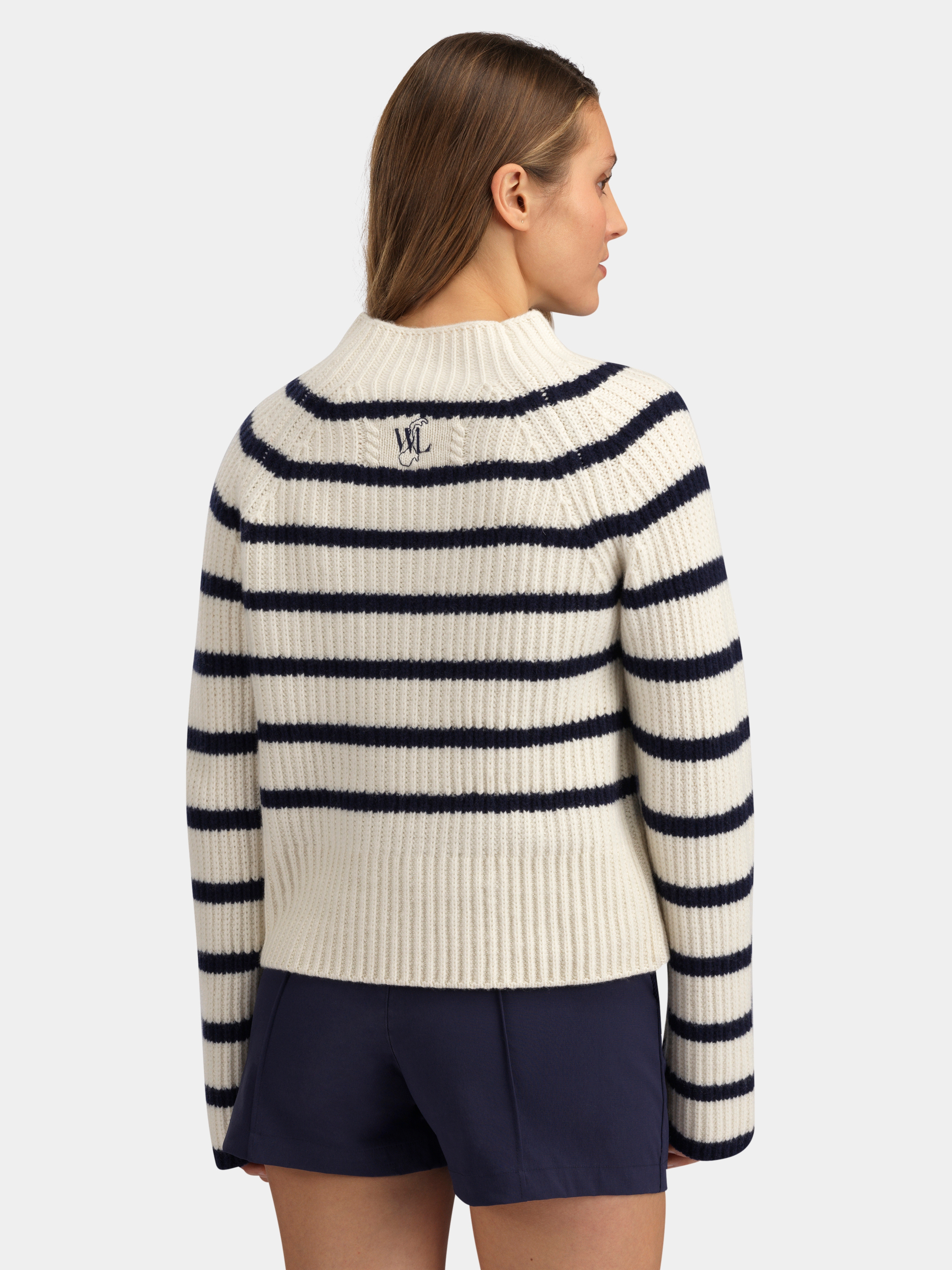 Kråkerøy Knitted Sweater Woman Dark Blue