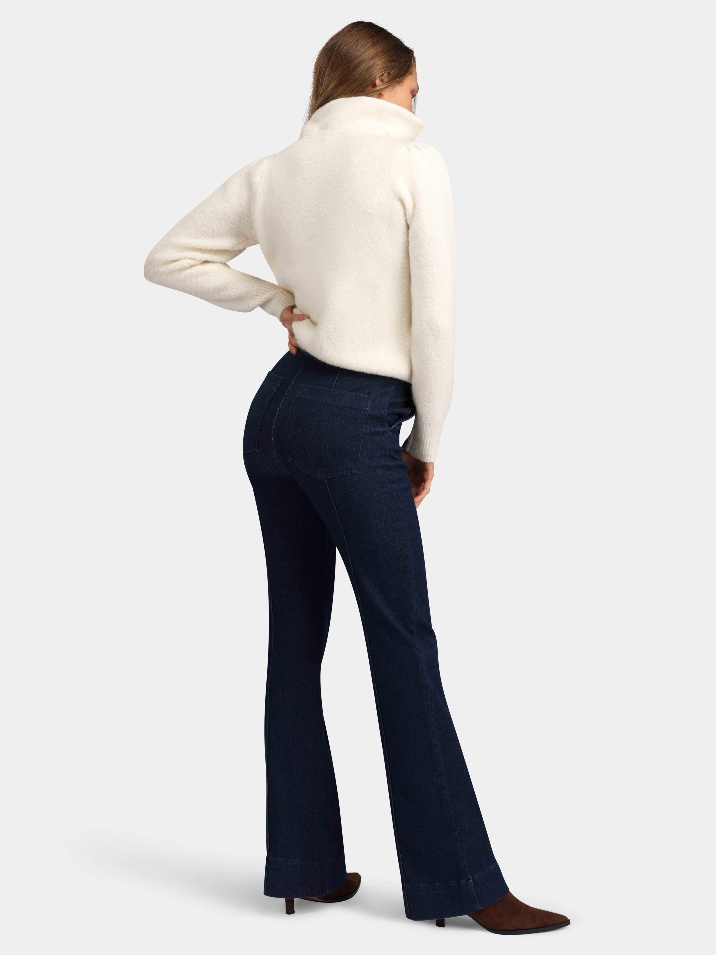 Veten Ulljeans 34" Dark Blue