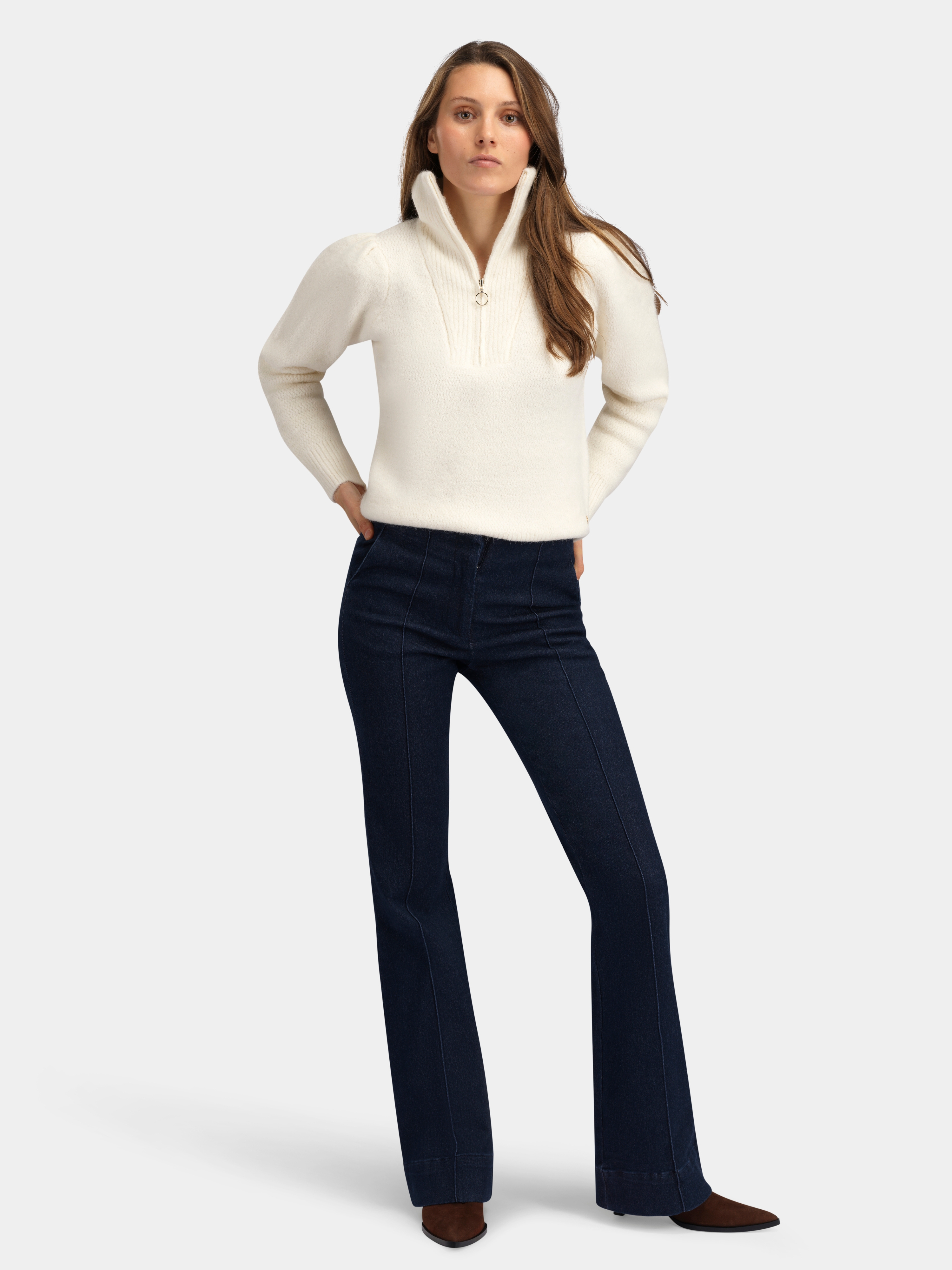 Veten Ulljeans 34" Dark Blue